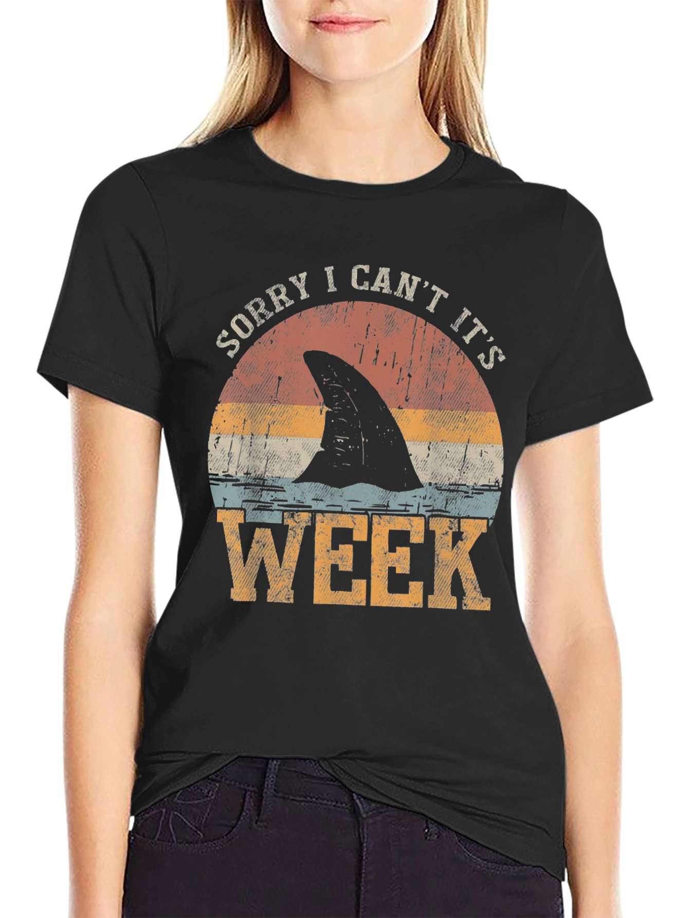 Sorry I Cant Its Shark Week T-Shirt
