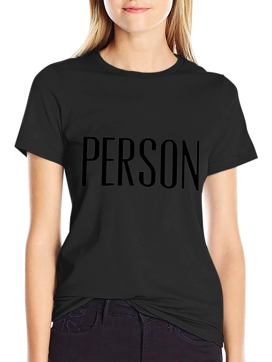 PERSON Graphic Tee - Unisex Black T-Shirt