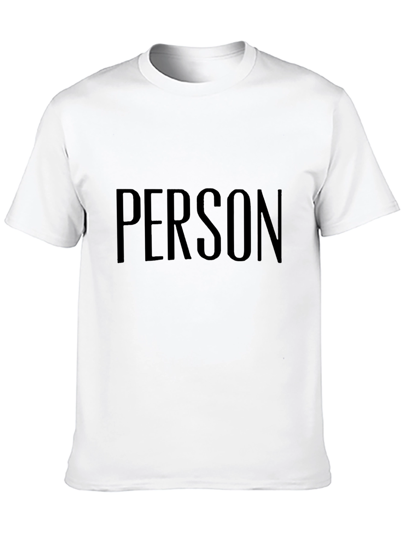 PERSON Graphic Tee - Unisex Black T-Shirt