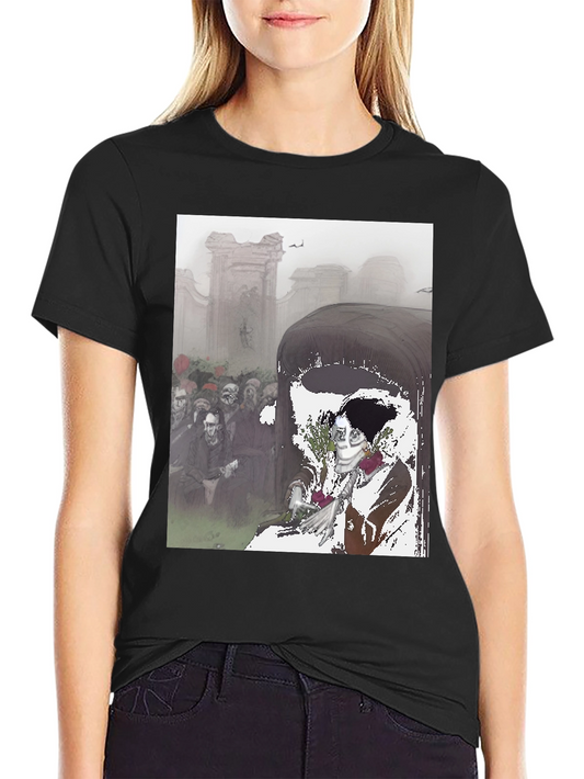 Grim Reaper Coffin T-Shirt - Dark Humor Tee