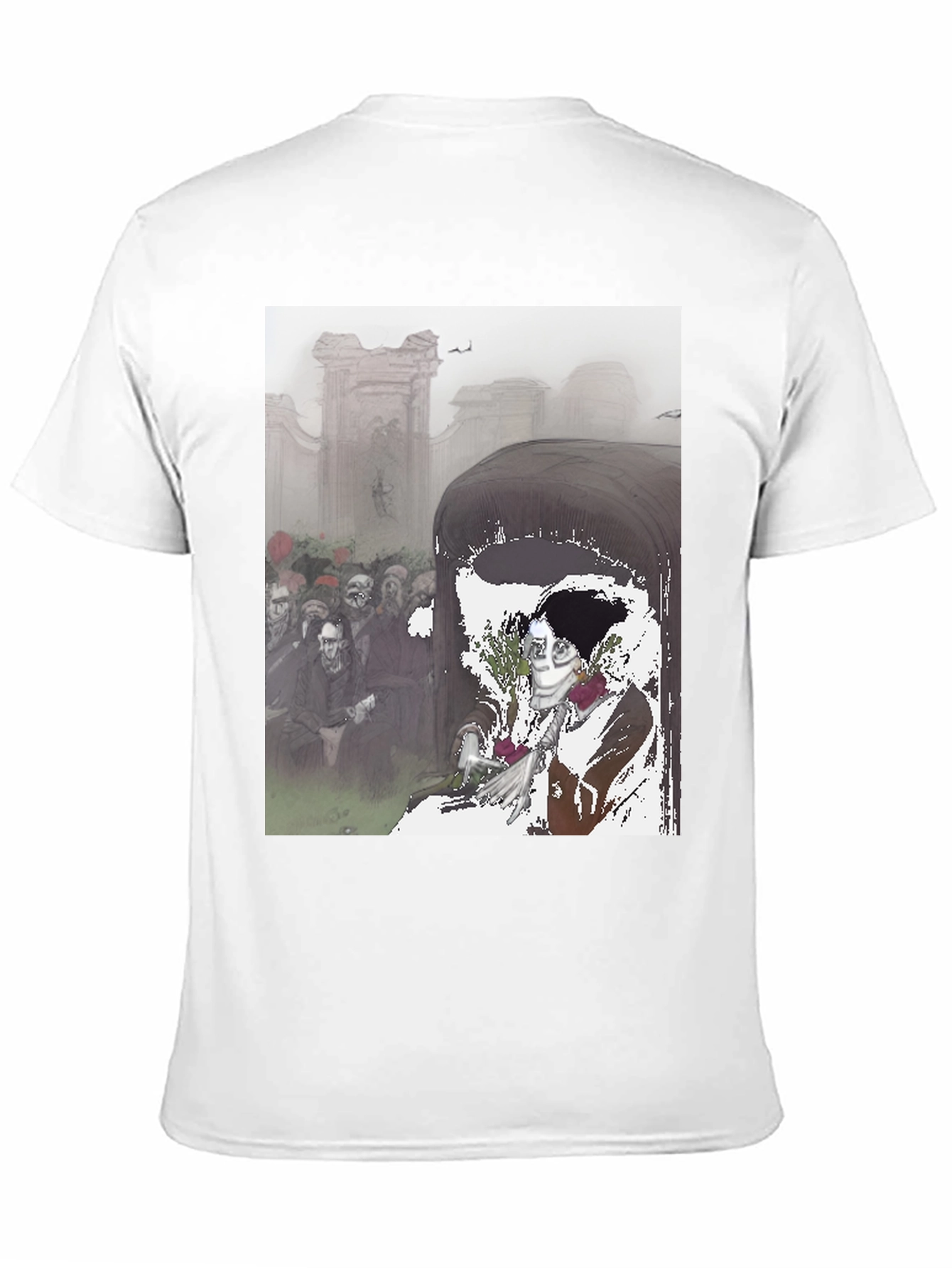 Grim Reaper Coffin T-Shirt - Dark Humor Tee