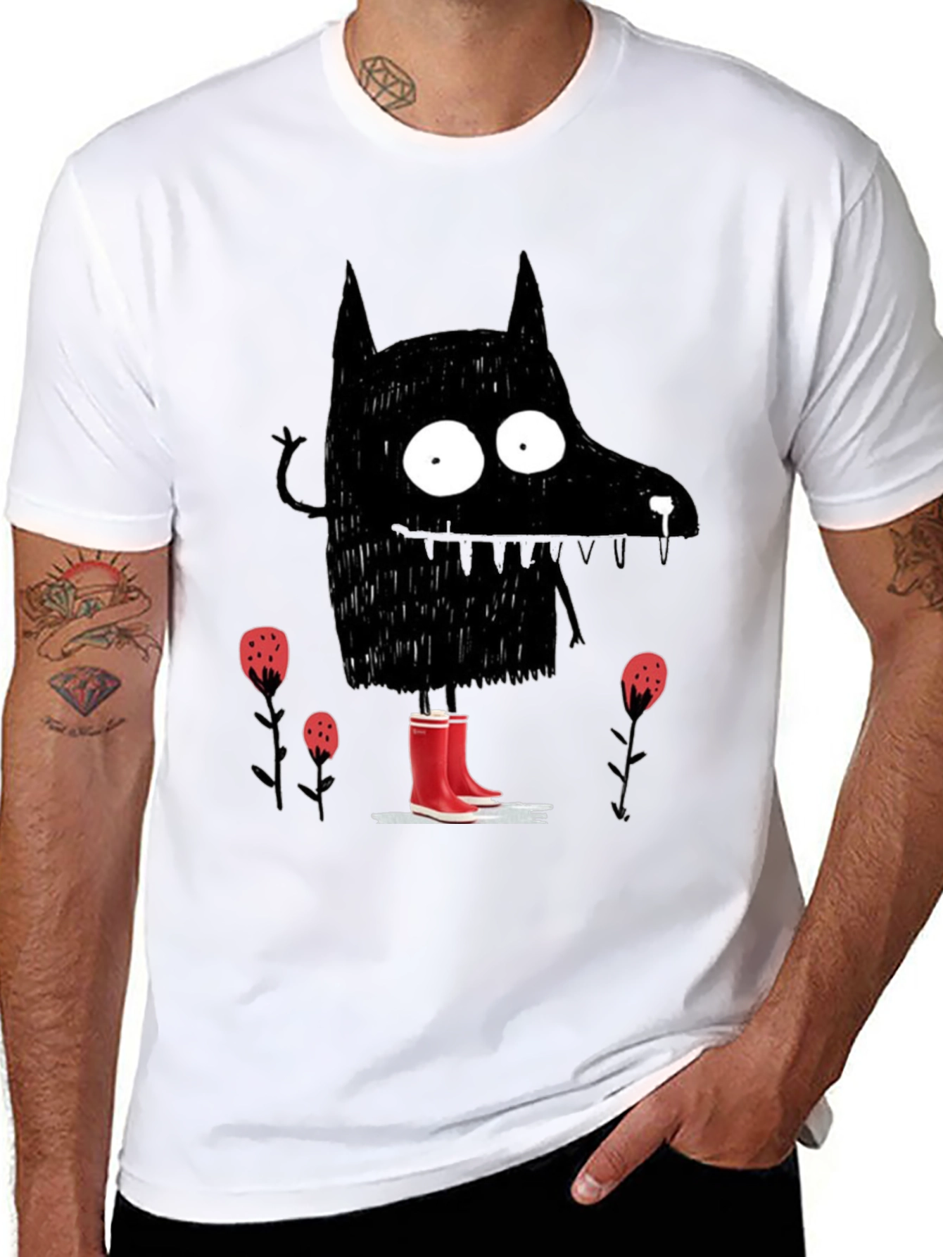 Wolf Rain Boot T-Shirt