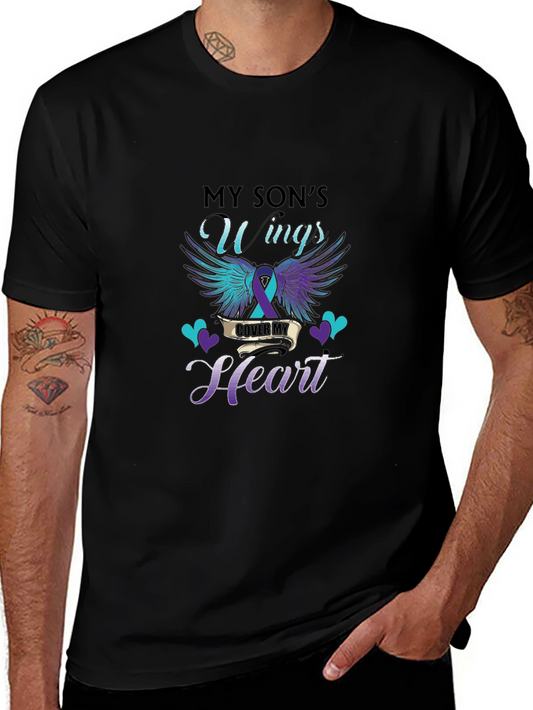 My Sons Wings Heart T-Shirt
