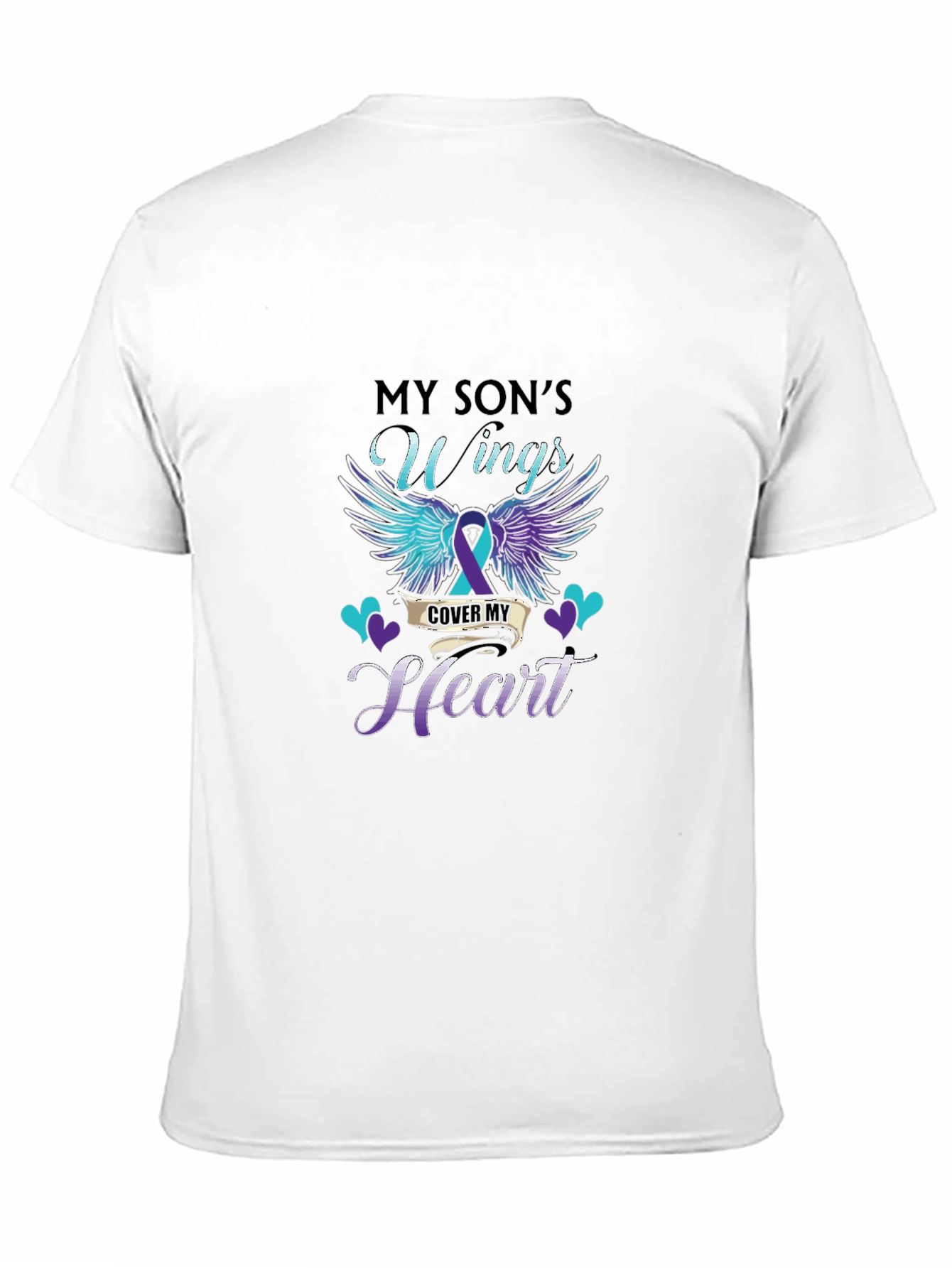 My Sons Wings Heart T-Shirt