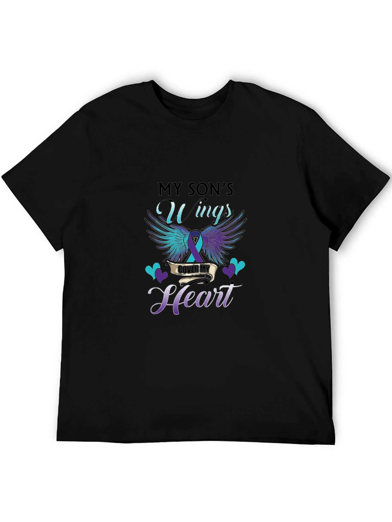 My Sons Wings Heart T-Shirt