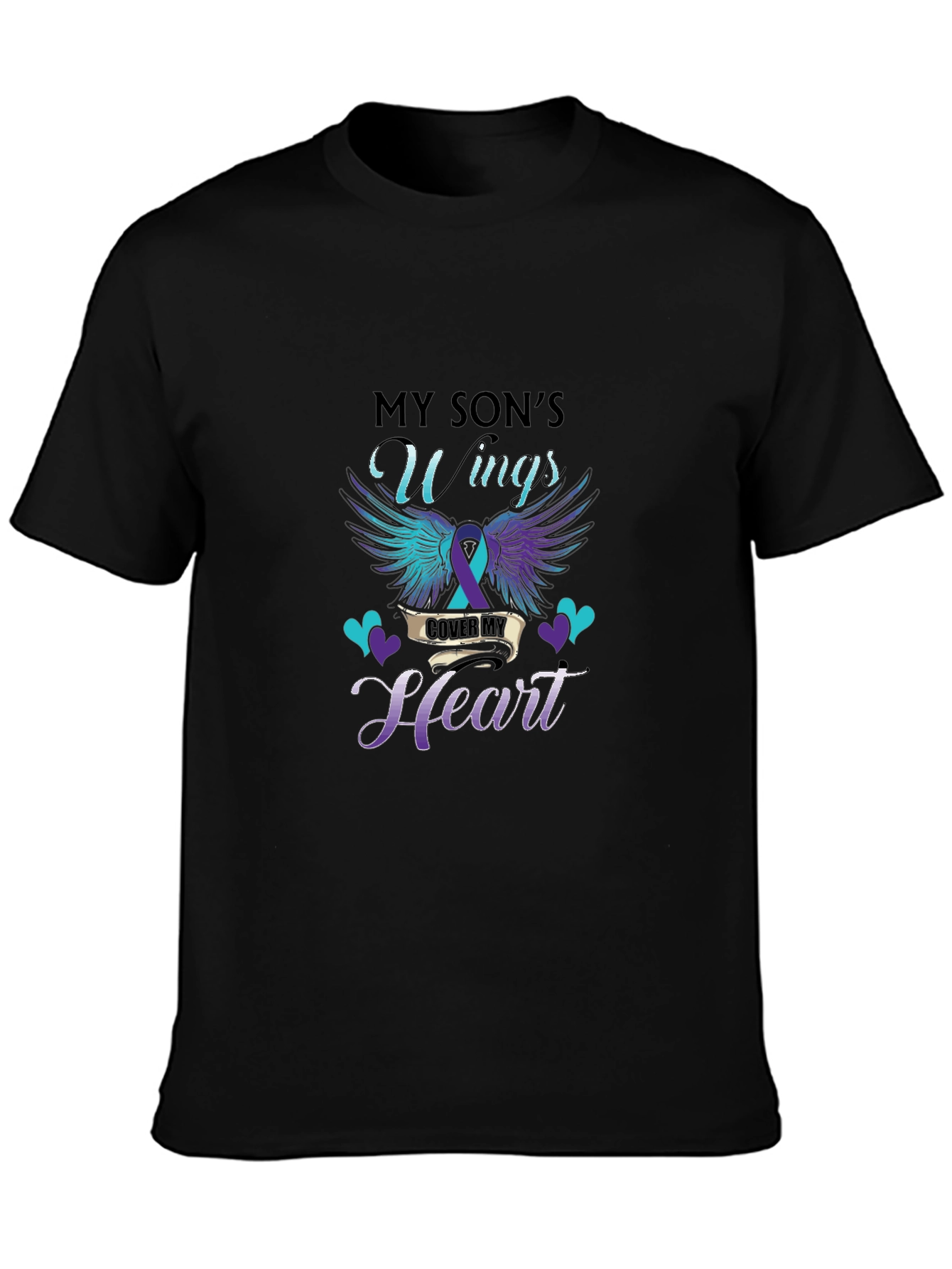 My Sons Wings Heart T-Shirt