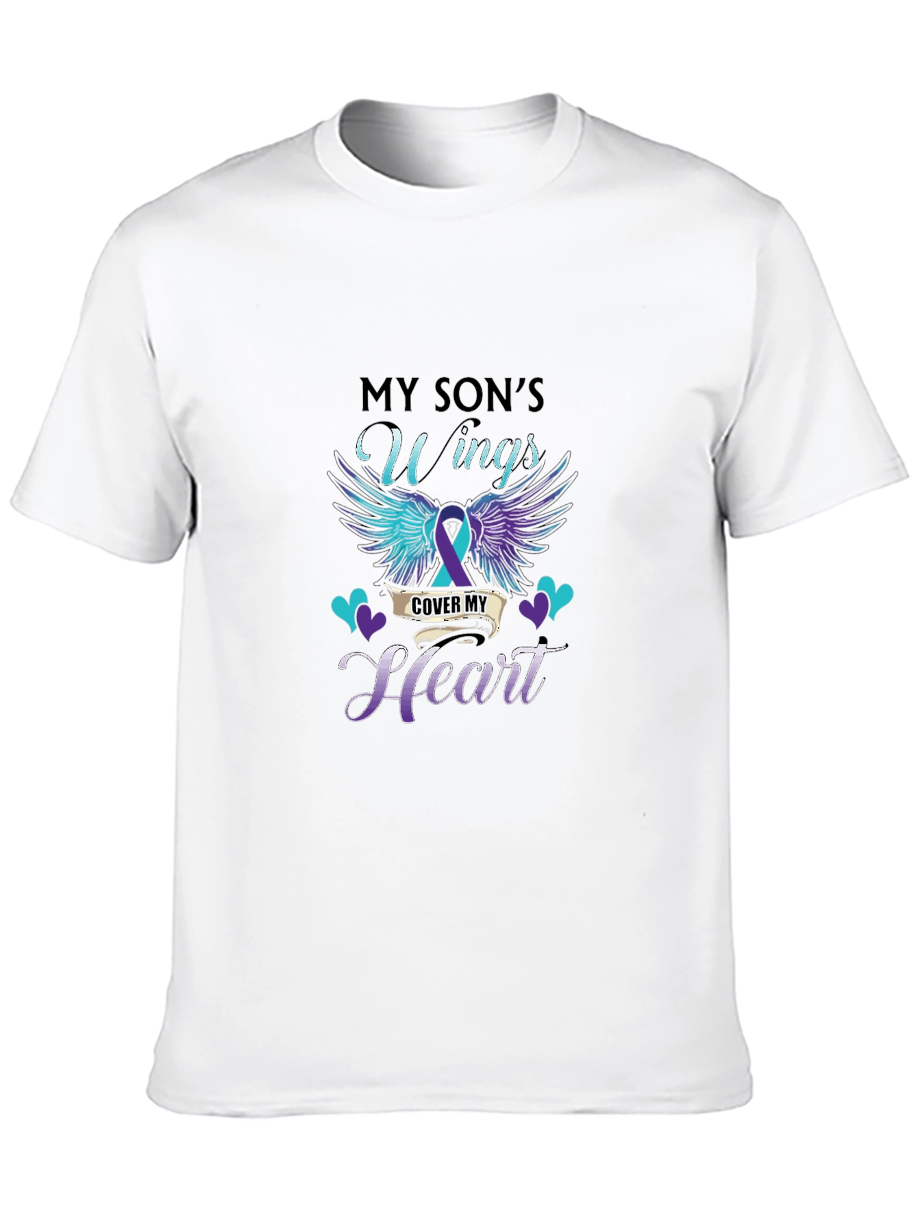 My Sons Wings Heart T-Shirt