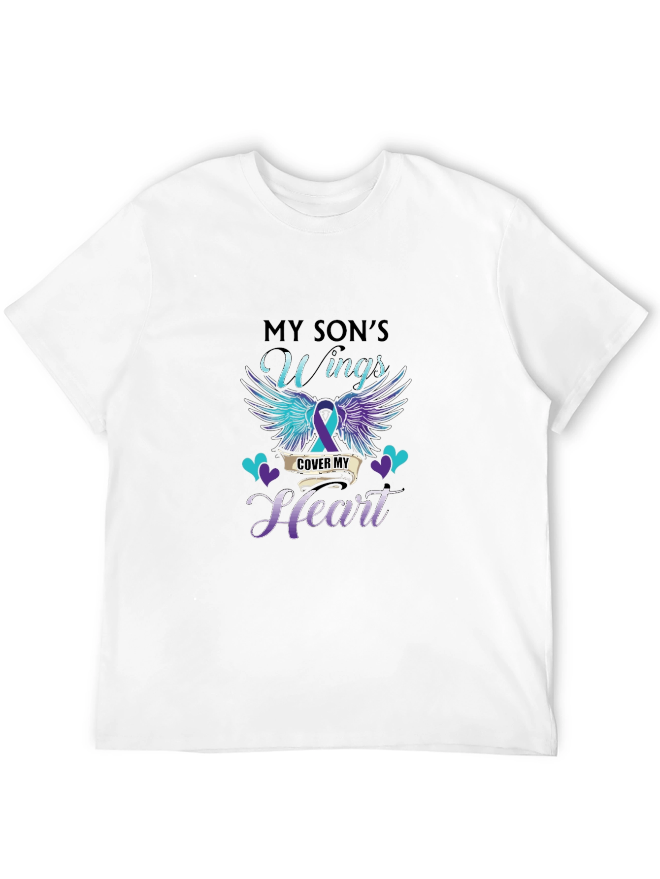 My Sons Wings Heart T-Shirt