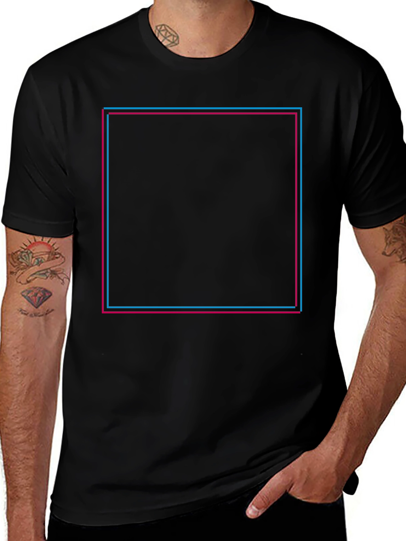 Classic Black Crew Neck T-Shirt