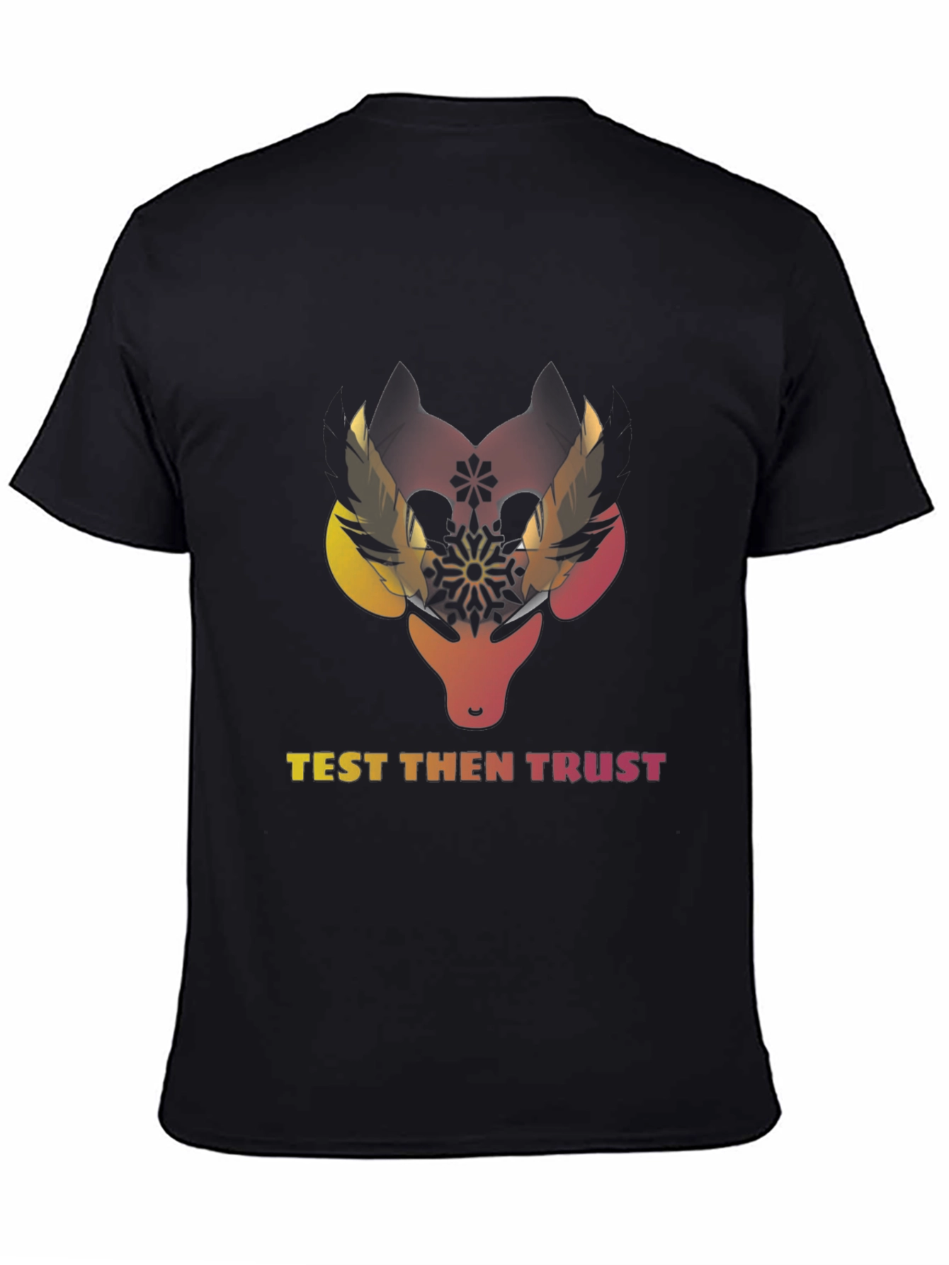 Test Then Trust Graphic Black T-Shirt
