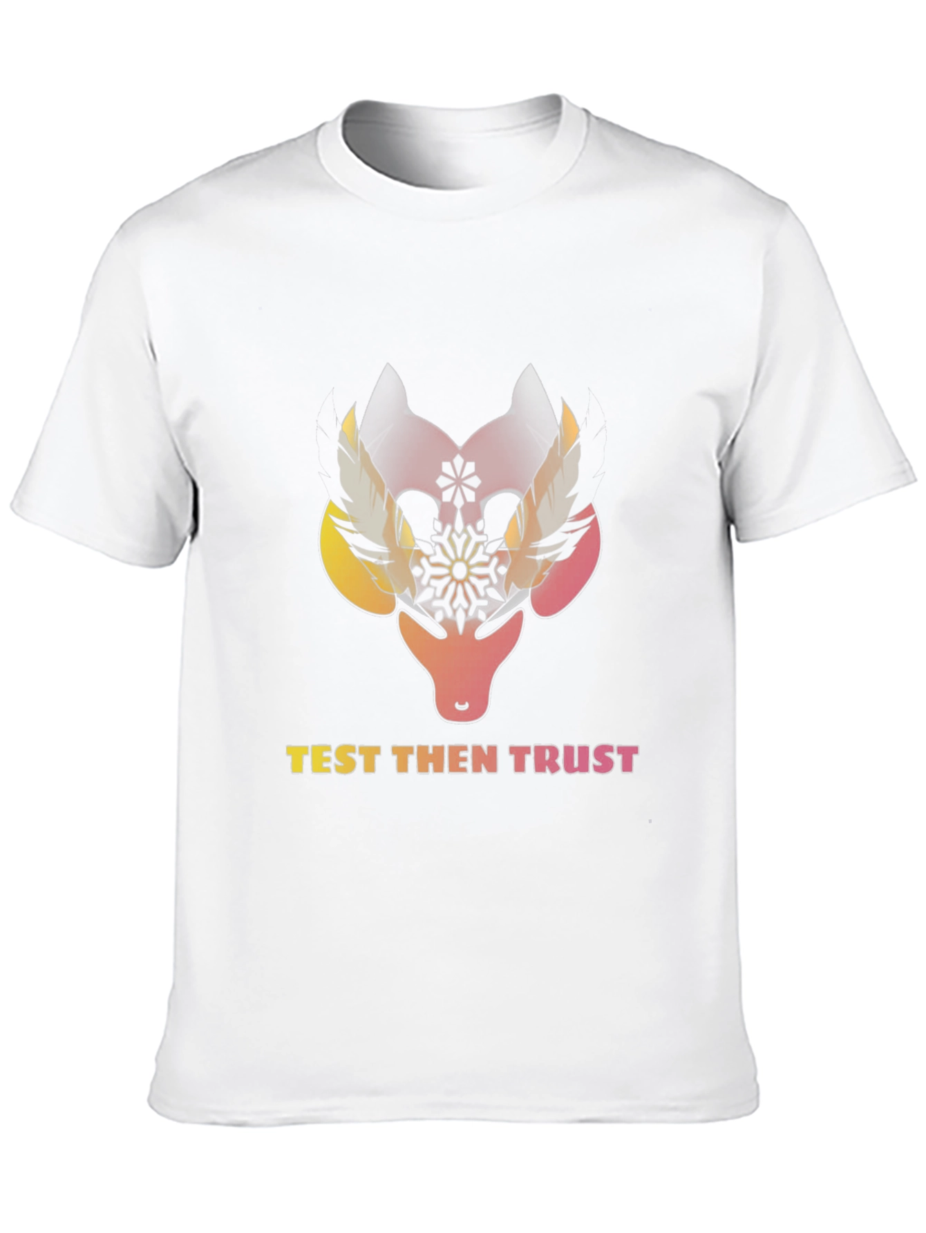 Test Then Trust Graphic Black T-Shirt