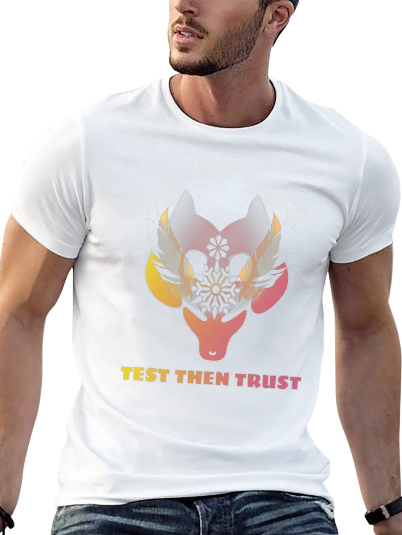 Test Then Trust Graphic Black T-Shirt
