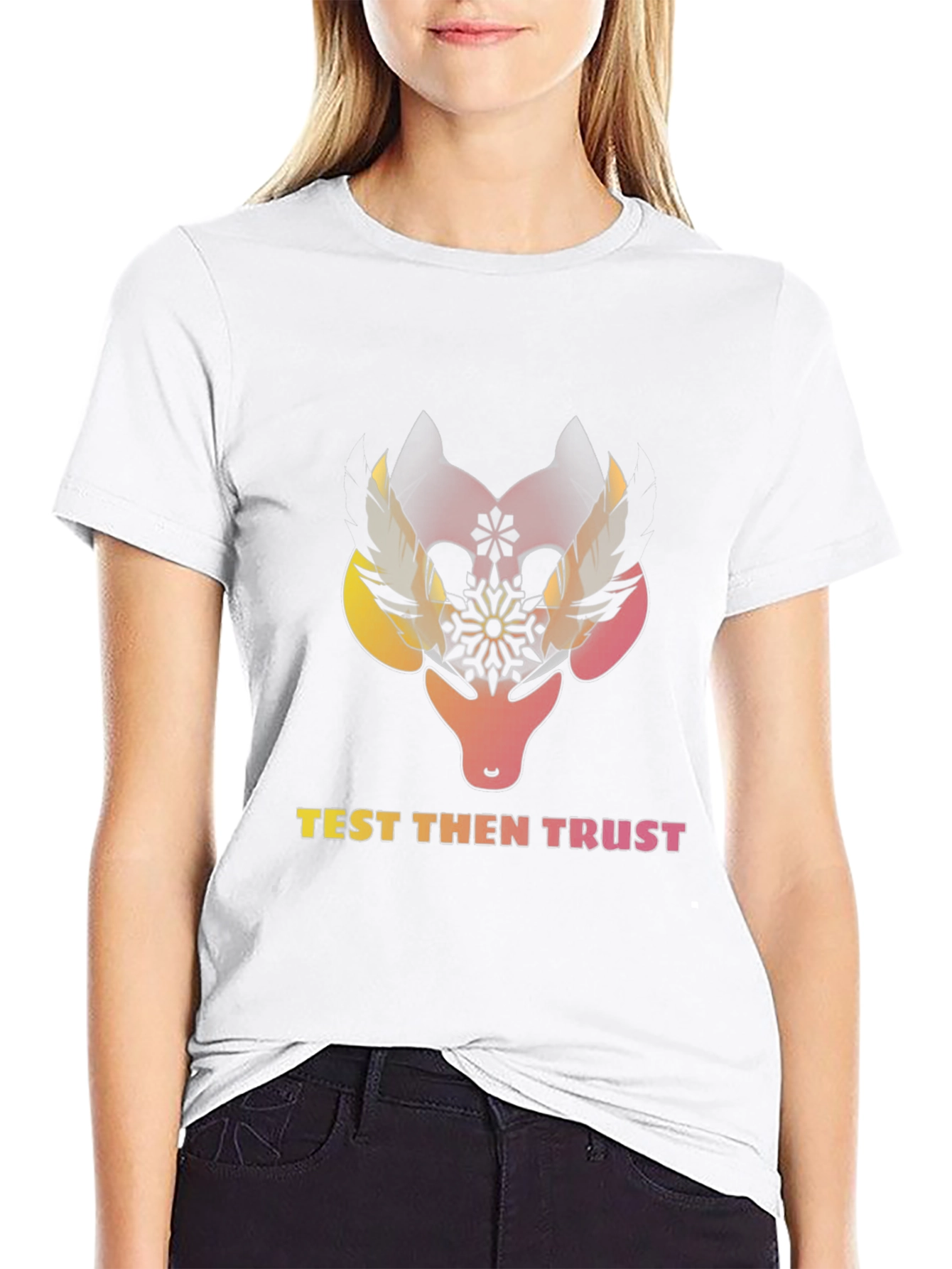 Test Then Trust Graphic Black T-Shirt
