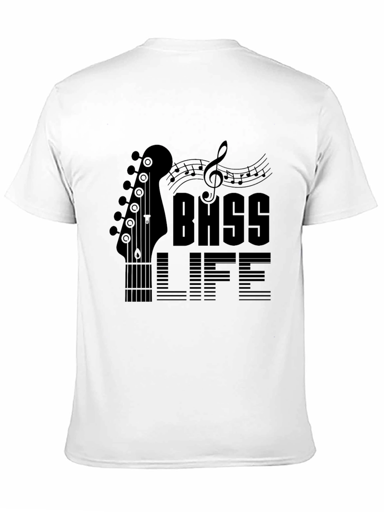 Bass Life Black Graphic Tee