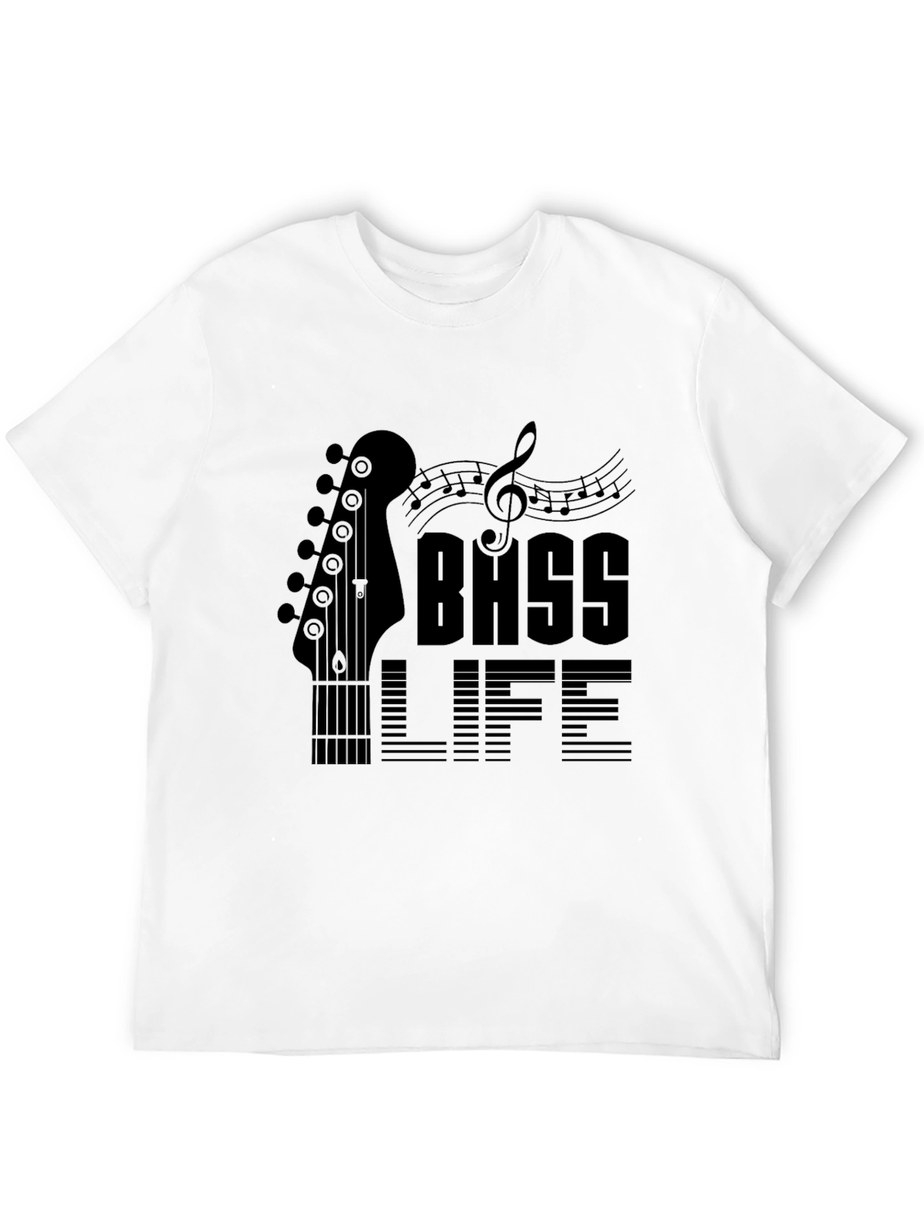 Bass Life Black Graphic Tee