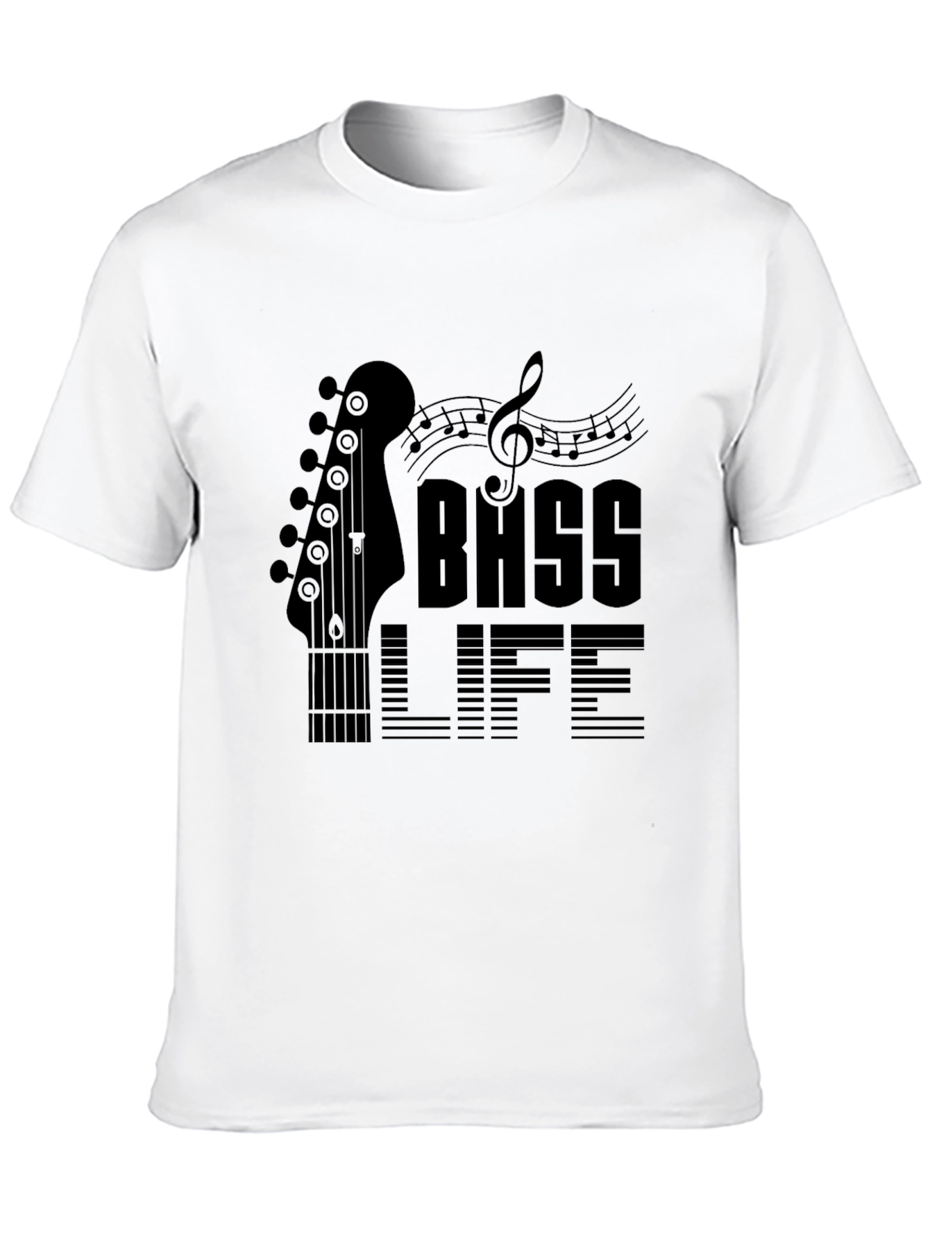 Bass Life Black Graphic Tee