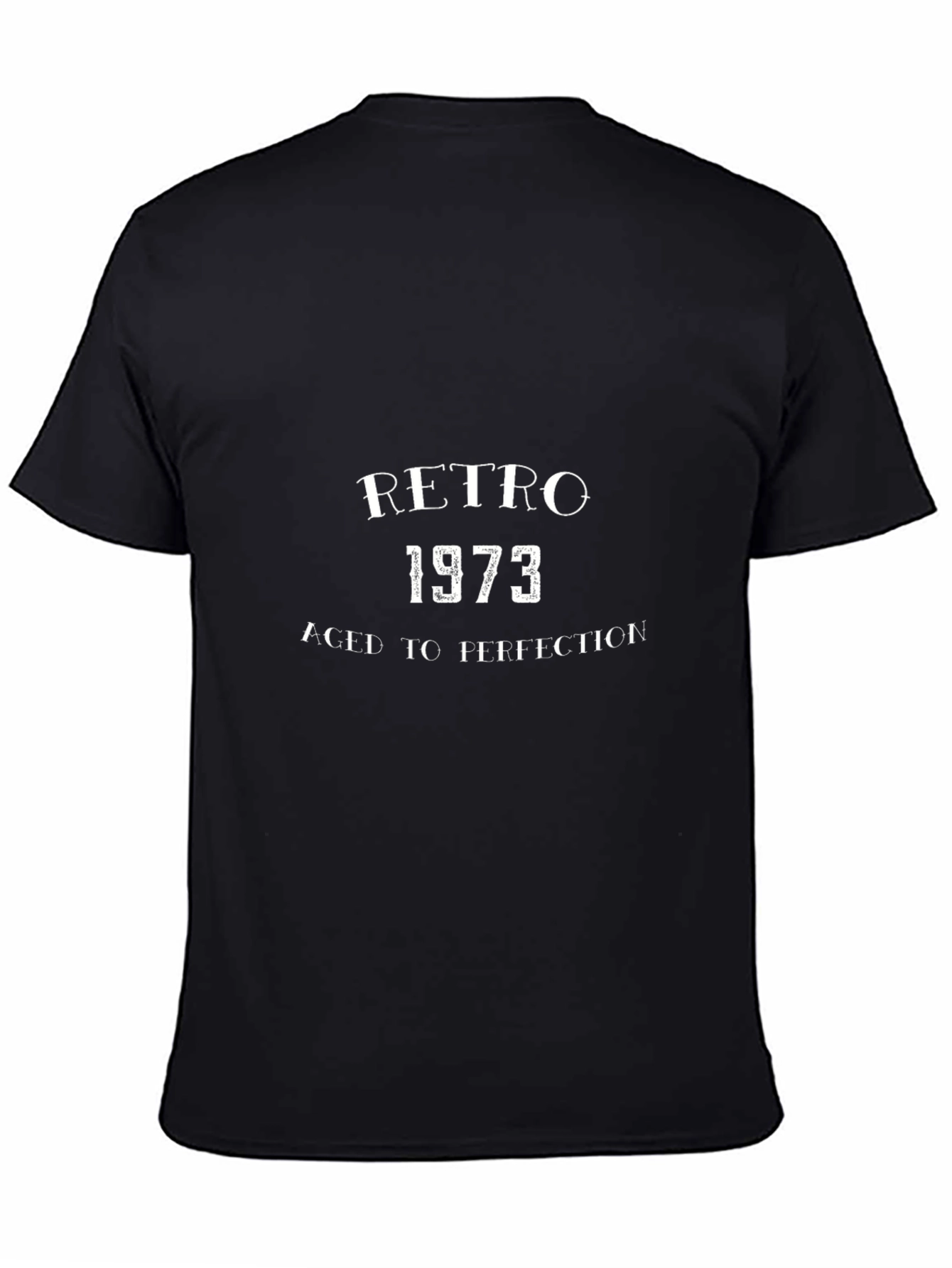 Retro 1973 Aged To Perfection Black T-Shirt