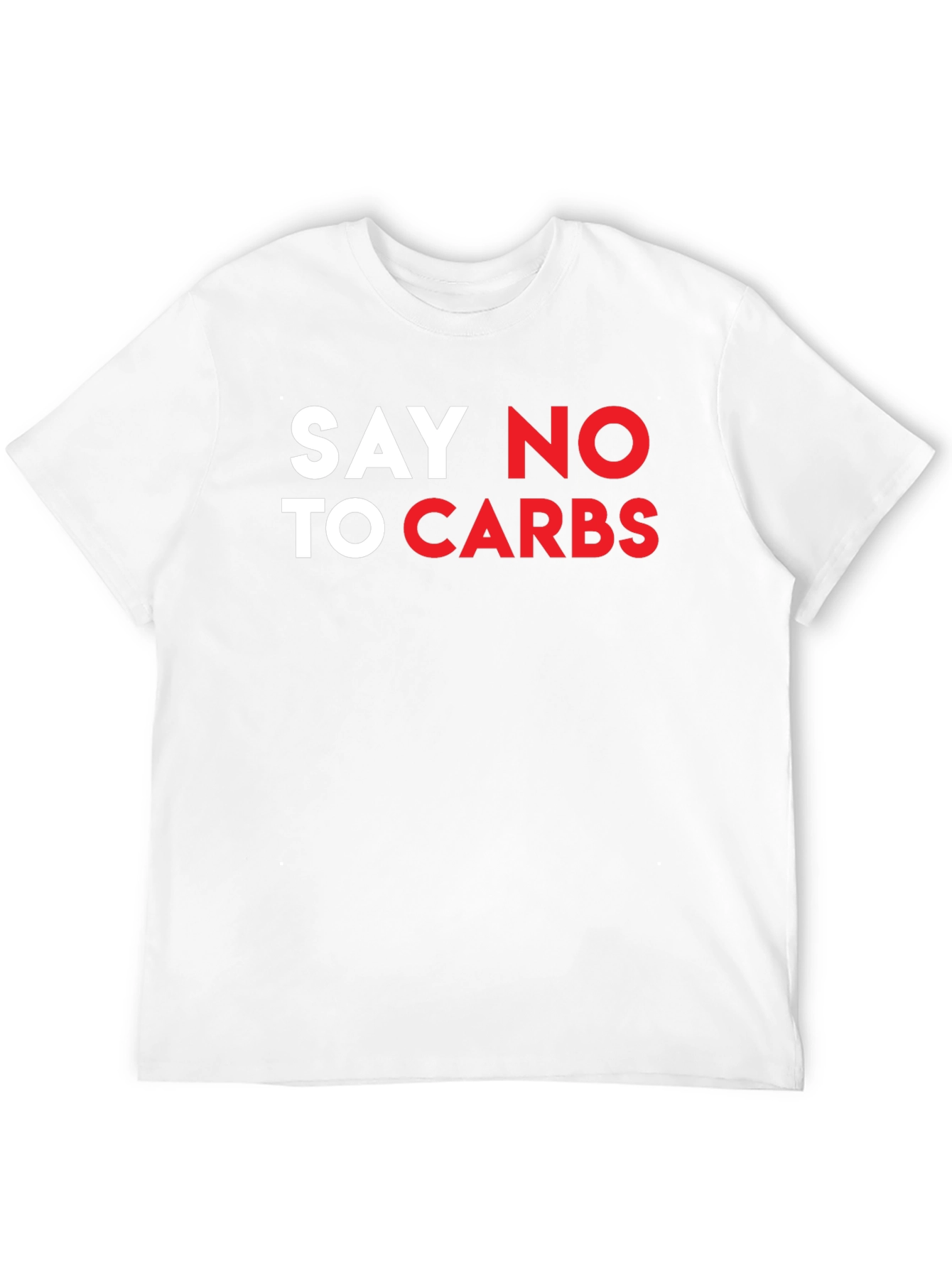 Say No To Carbs T-Shirt - Black