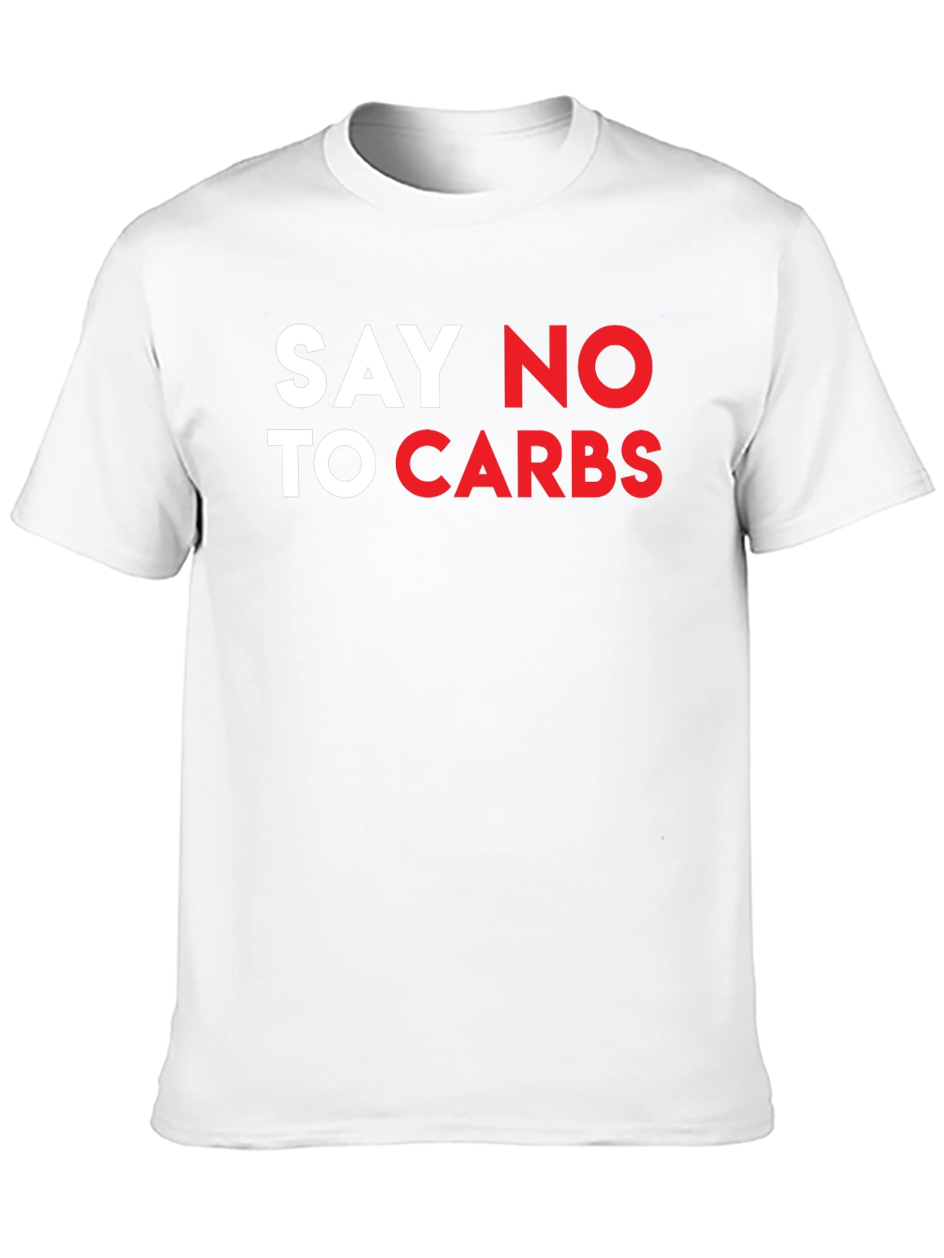 Say No To Carbs T-Shirt - Black