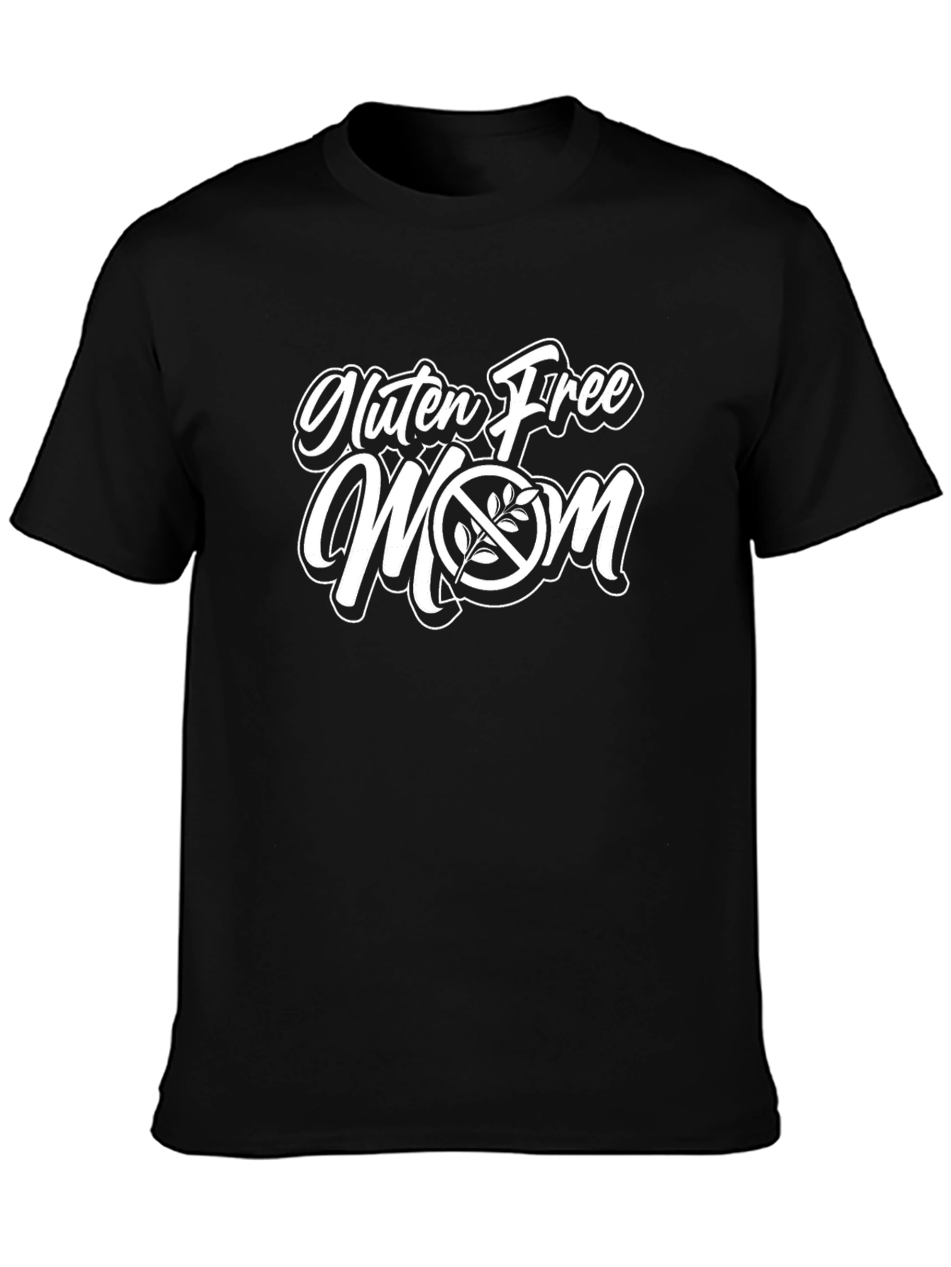 Gluten Free Mom Black T-Shirt
