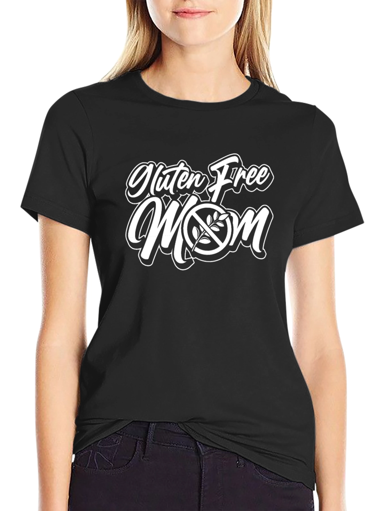 Gluten Free Mom Black T-Shirt