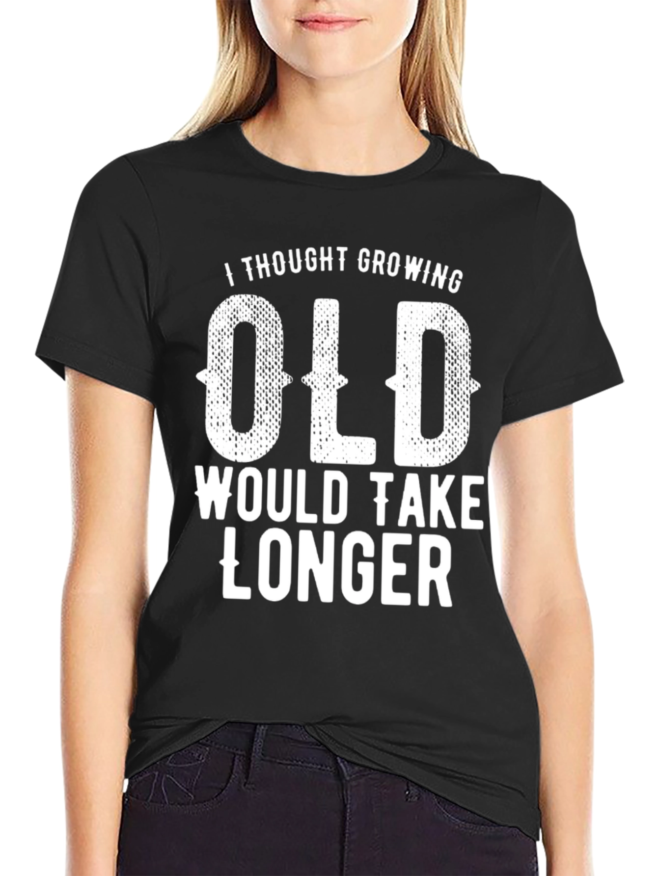 Funny Growing Old Graphic T-Shirt