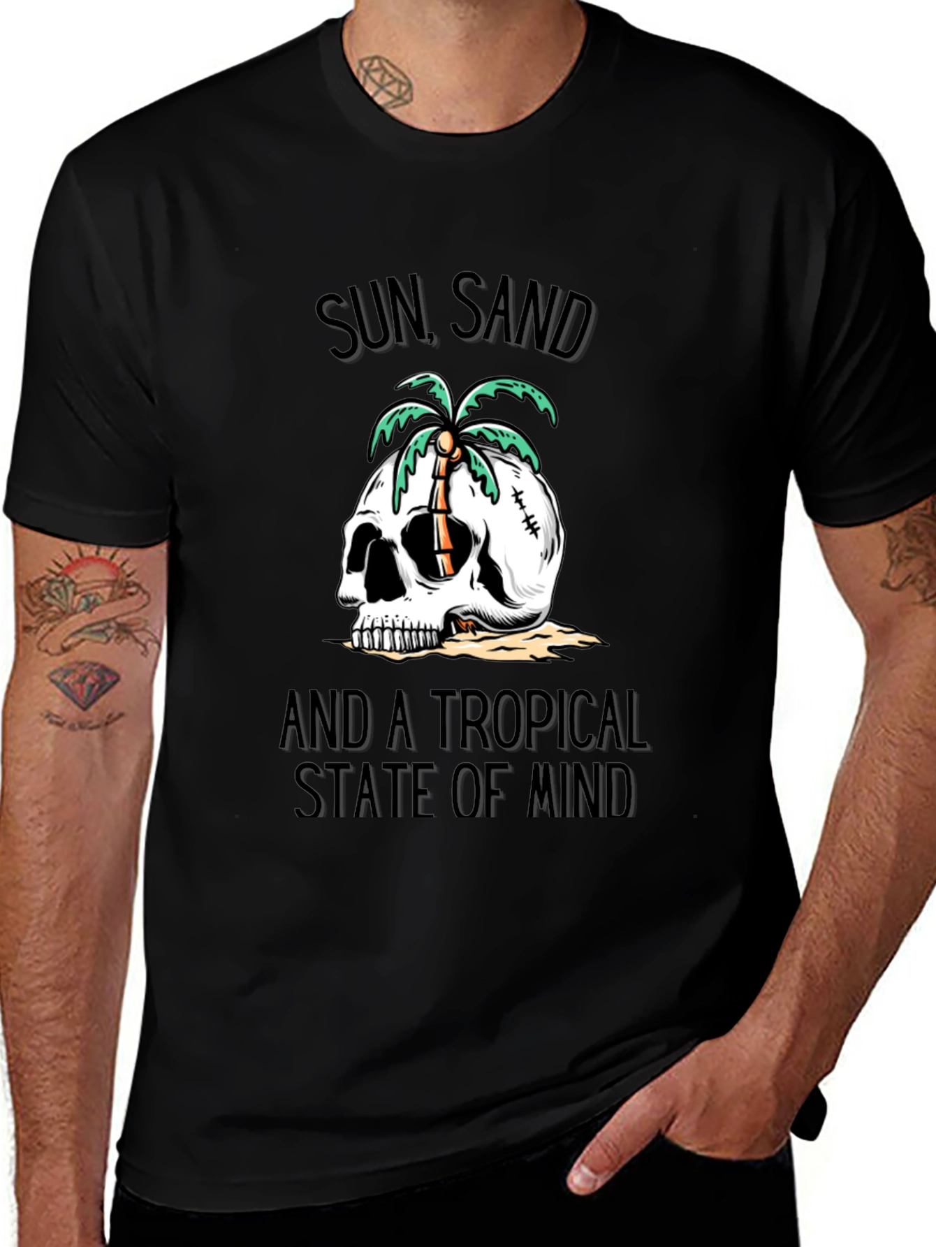 Tropical State of Mind Graphic T-Shirt