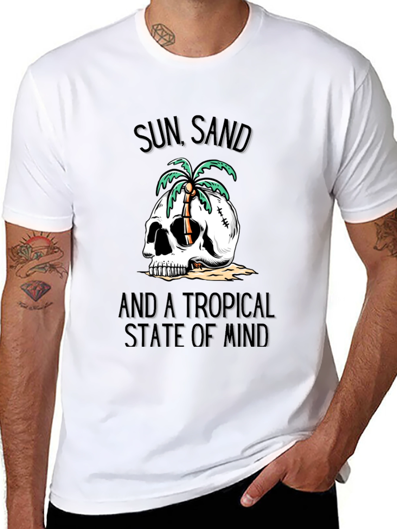 Tropical State of Mind Graphic T-Shirt
