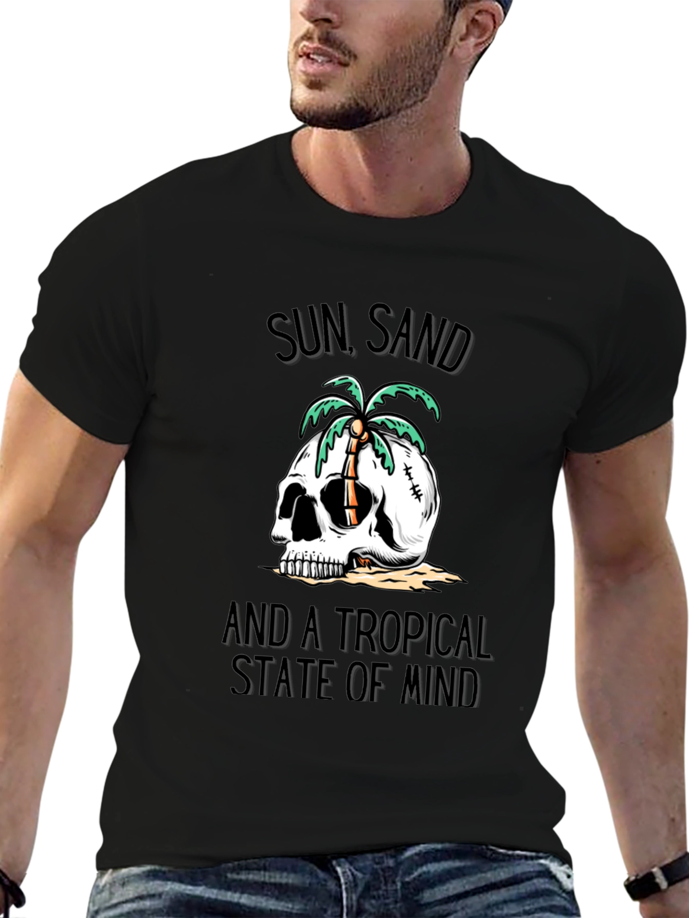 Tropical State of Mind Graphic T-Shirt