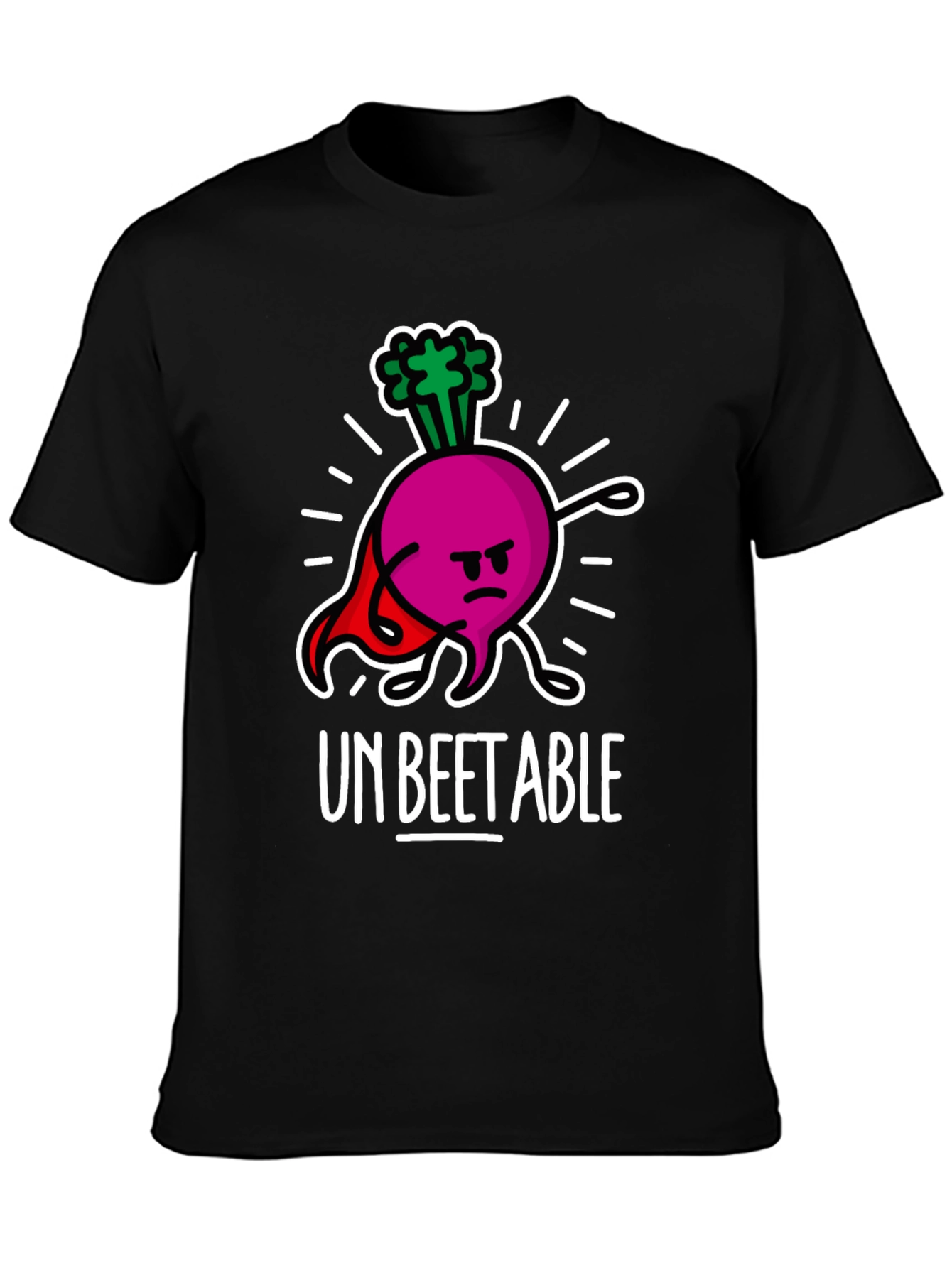Un-Beetable Humor Tee: Super Beet Graphic T-Shirt
