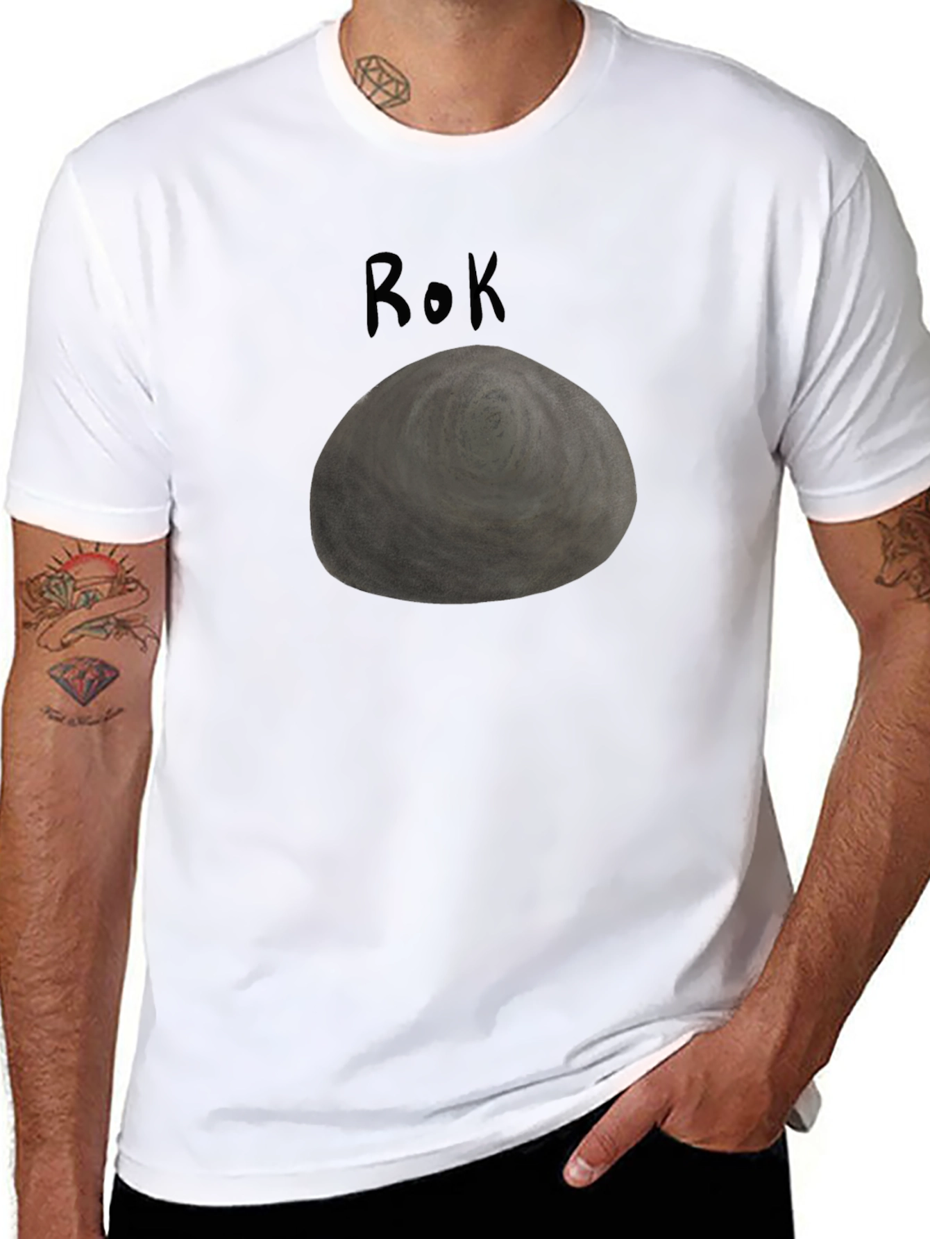 ROK Graphic T-Shirt - Unique Rock Design