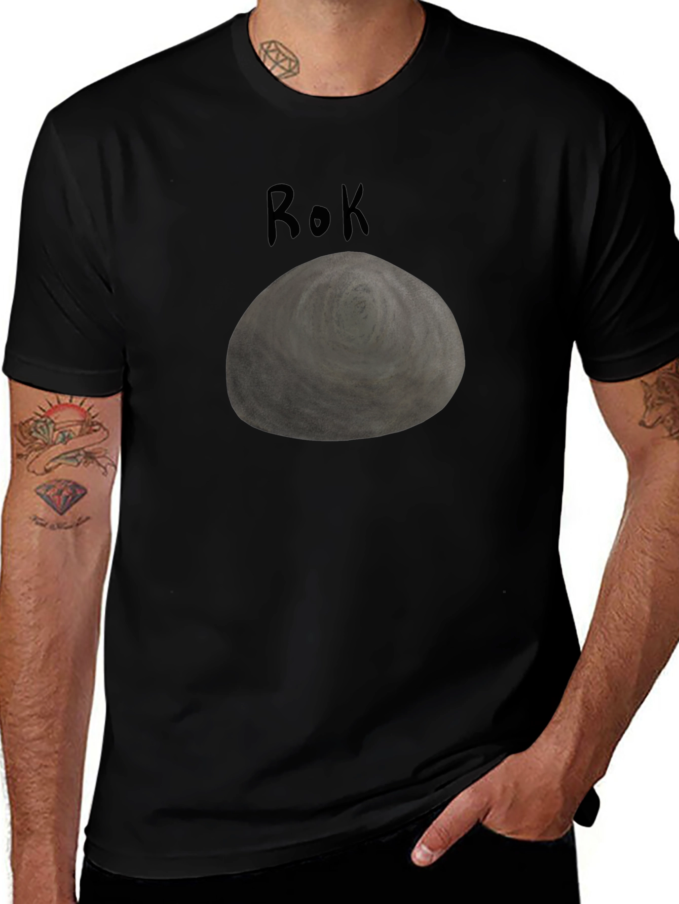 ROK Graphic T-Shirt - Unique Rock Design