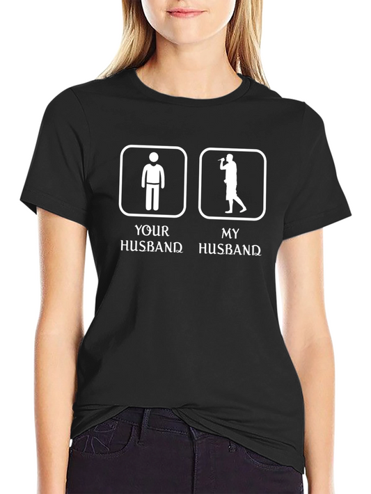 Funny My Husband T-Shirt - Musician/Singer Edition