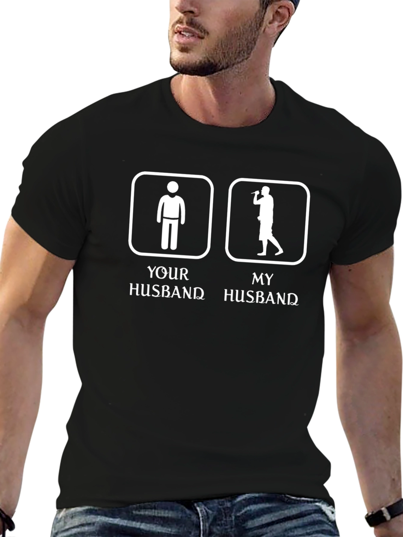 Funny My Husband T-Shirt - Musician/Singer Edition