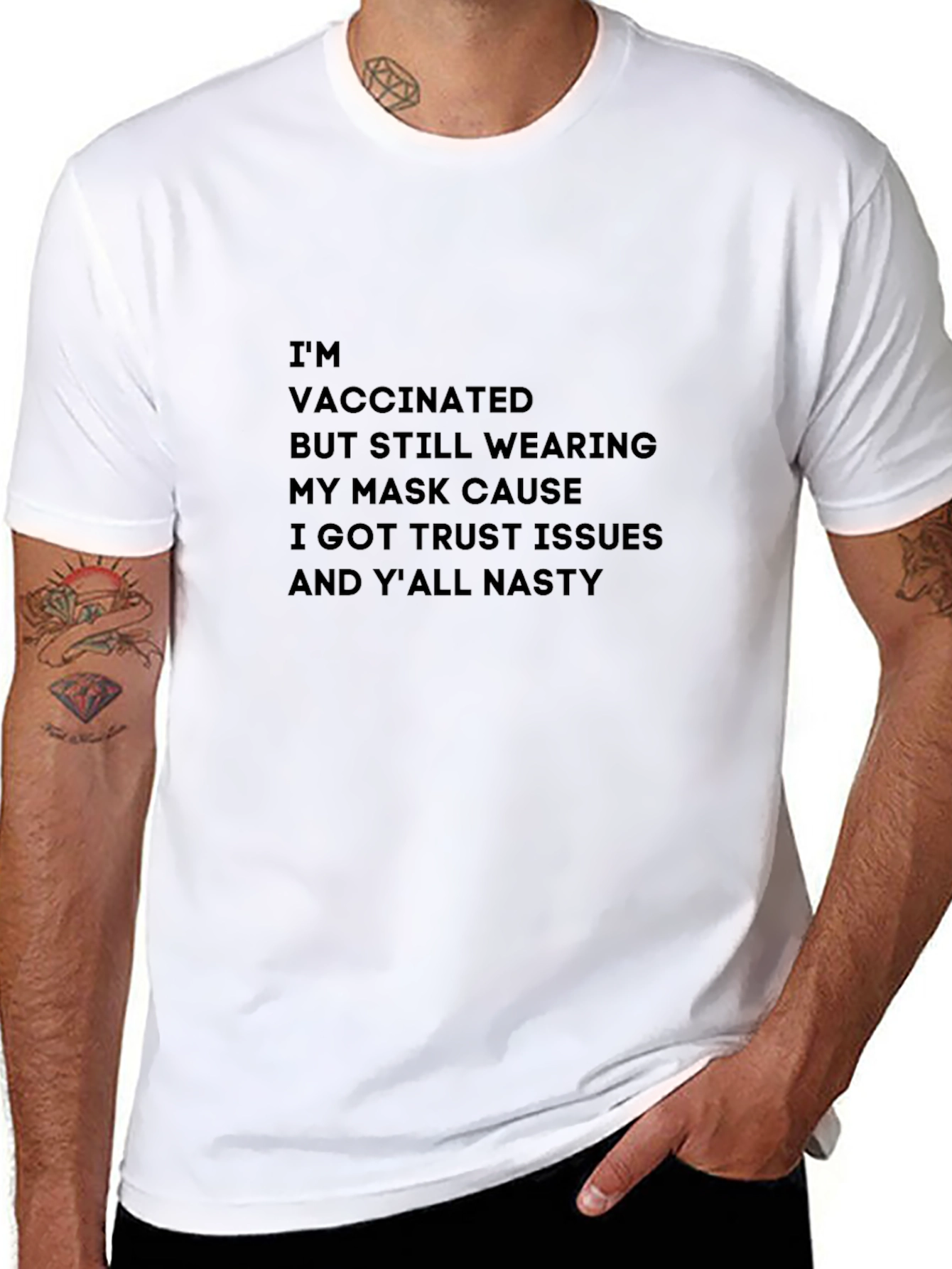Vaccinated Trust Issues T-Shirt