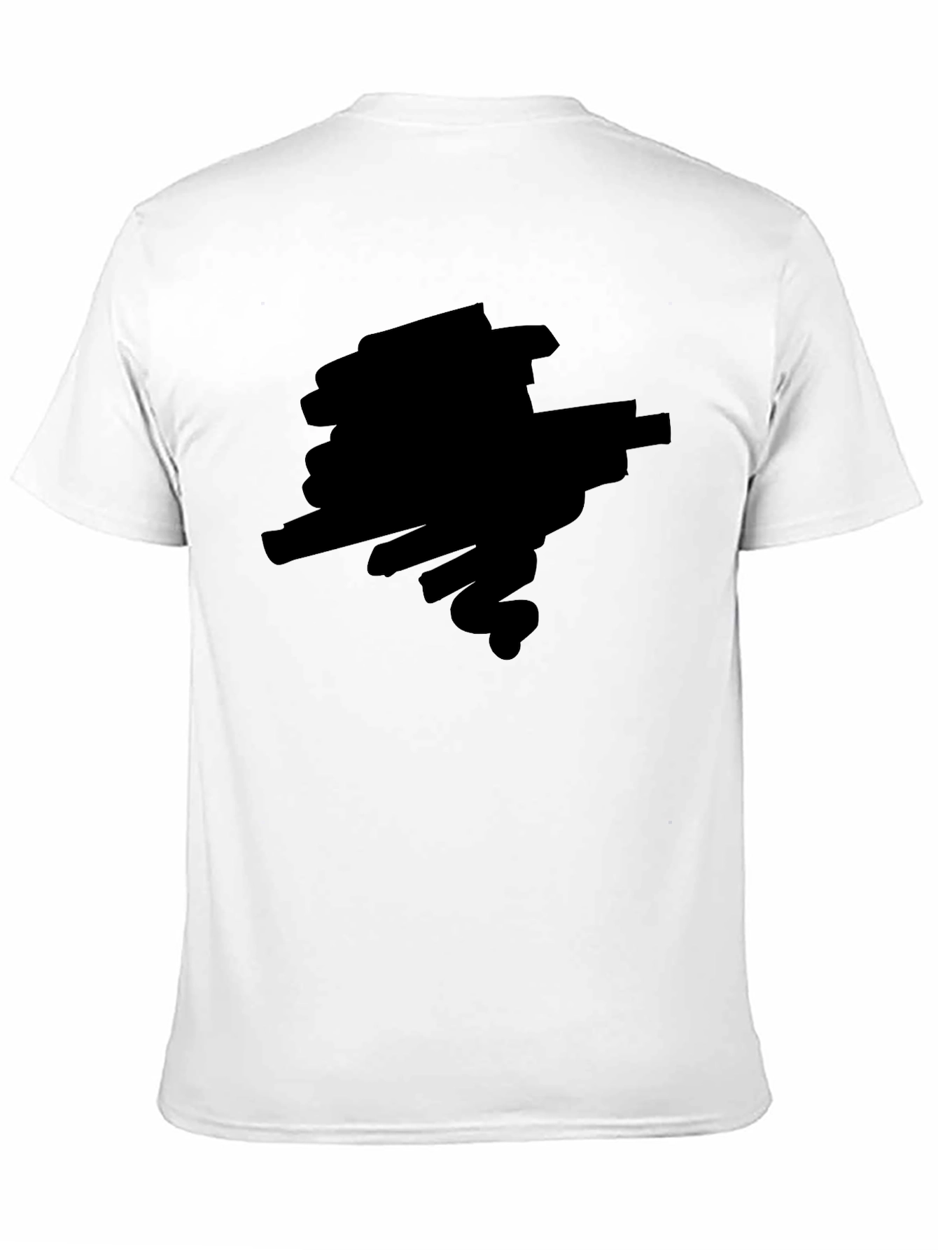 Mens Black Casual Short Sleeve T-Shirt