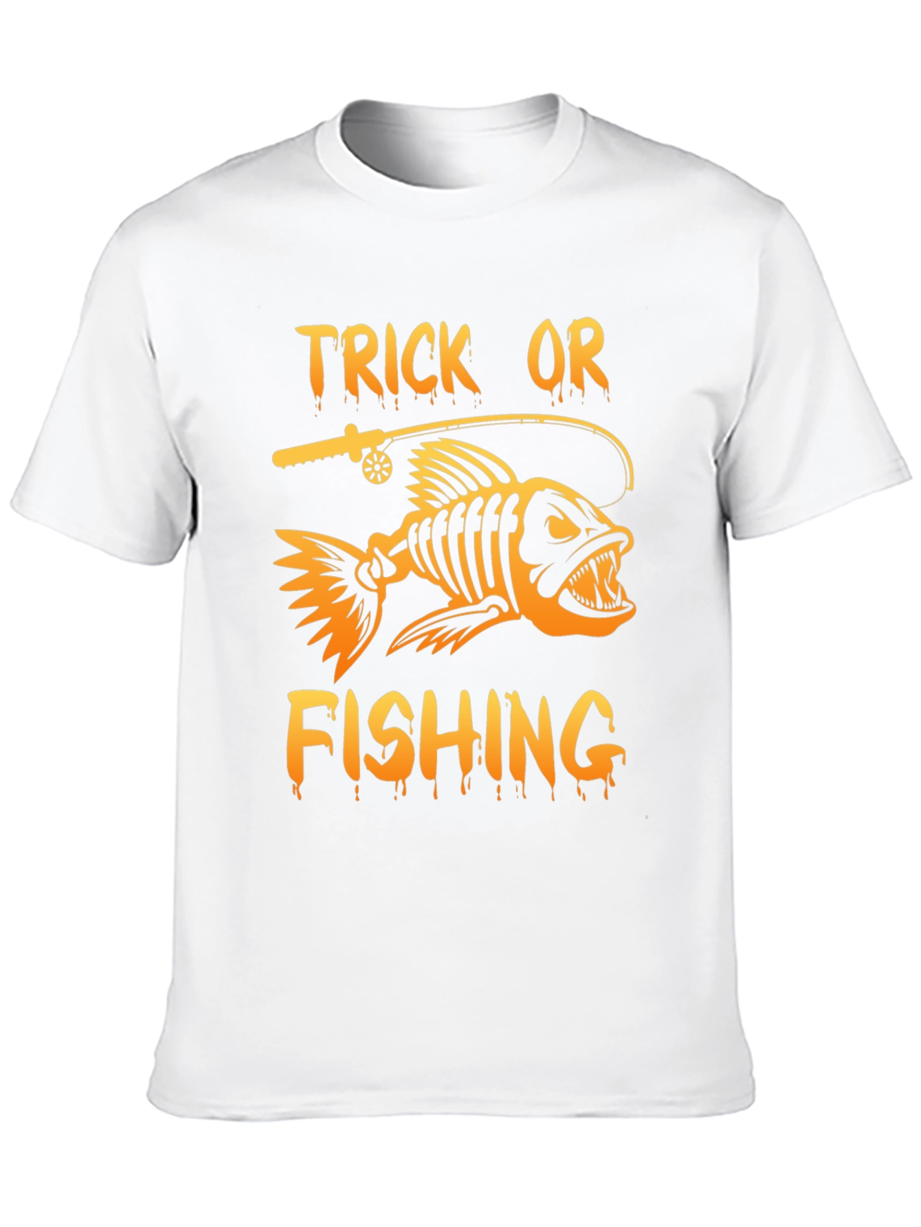 Trick Or Fishing Halloween T-Shirt