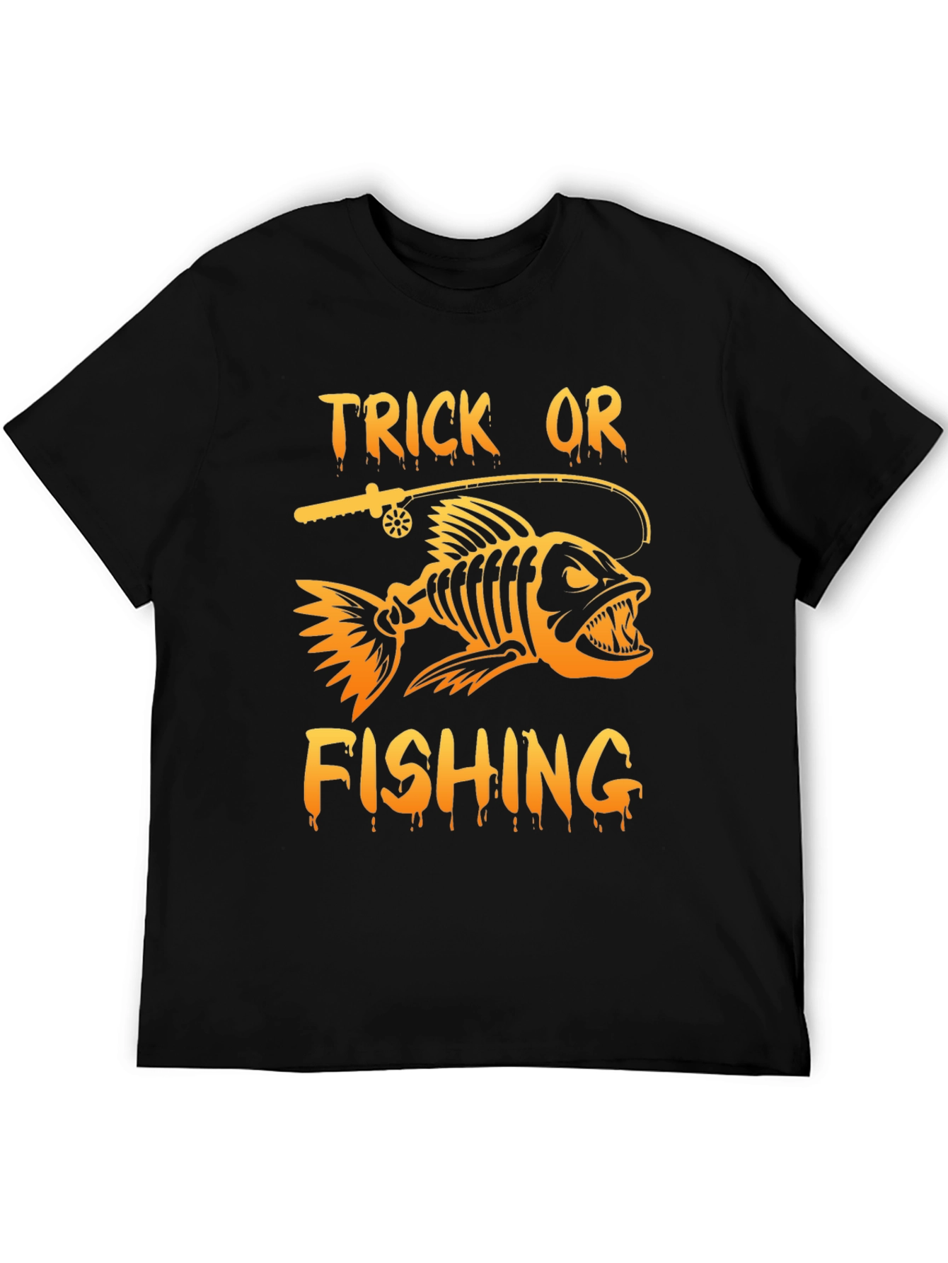 Trick Or Fishing Halloween T-Shirt