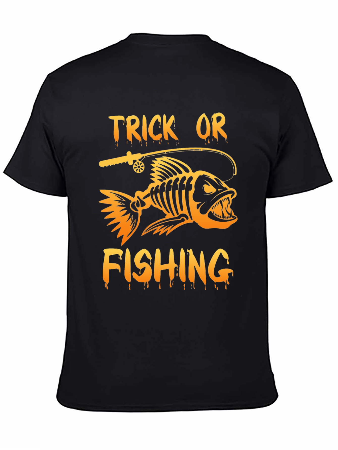 Trick Or Fishing Halloween T-Shirt