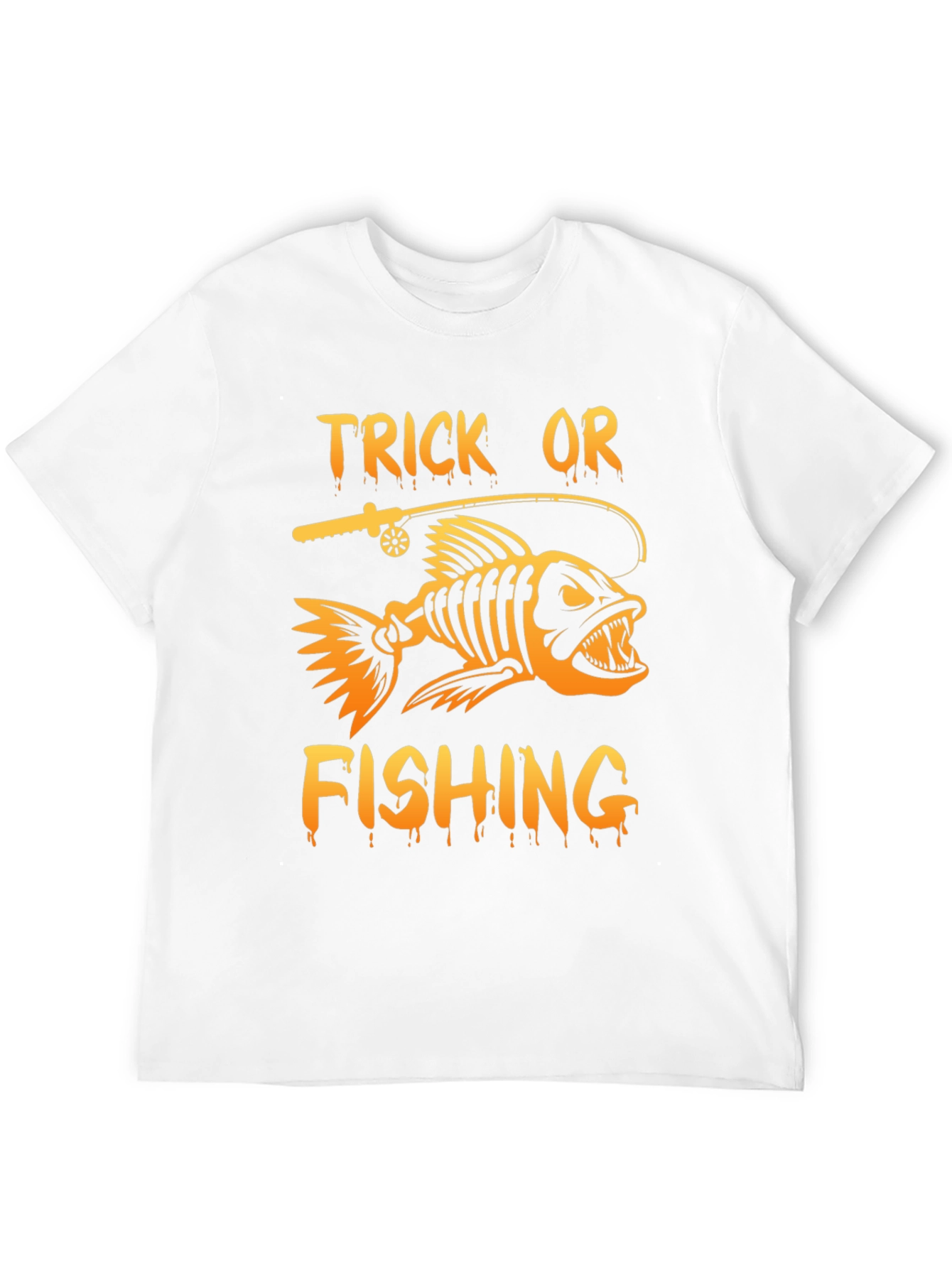 Trick Or Fishing Halloween T-Shirt