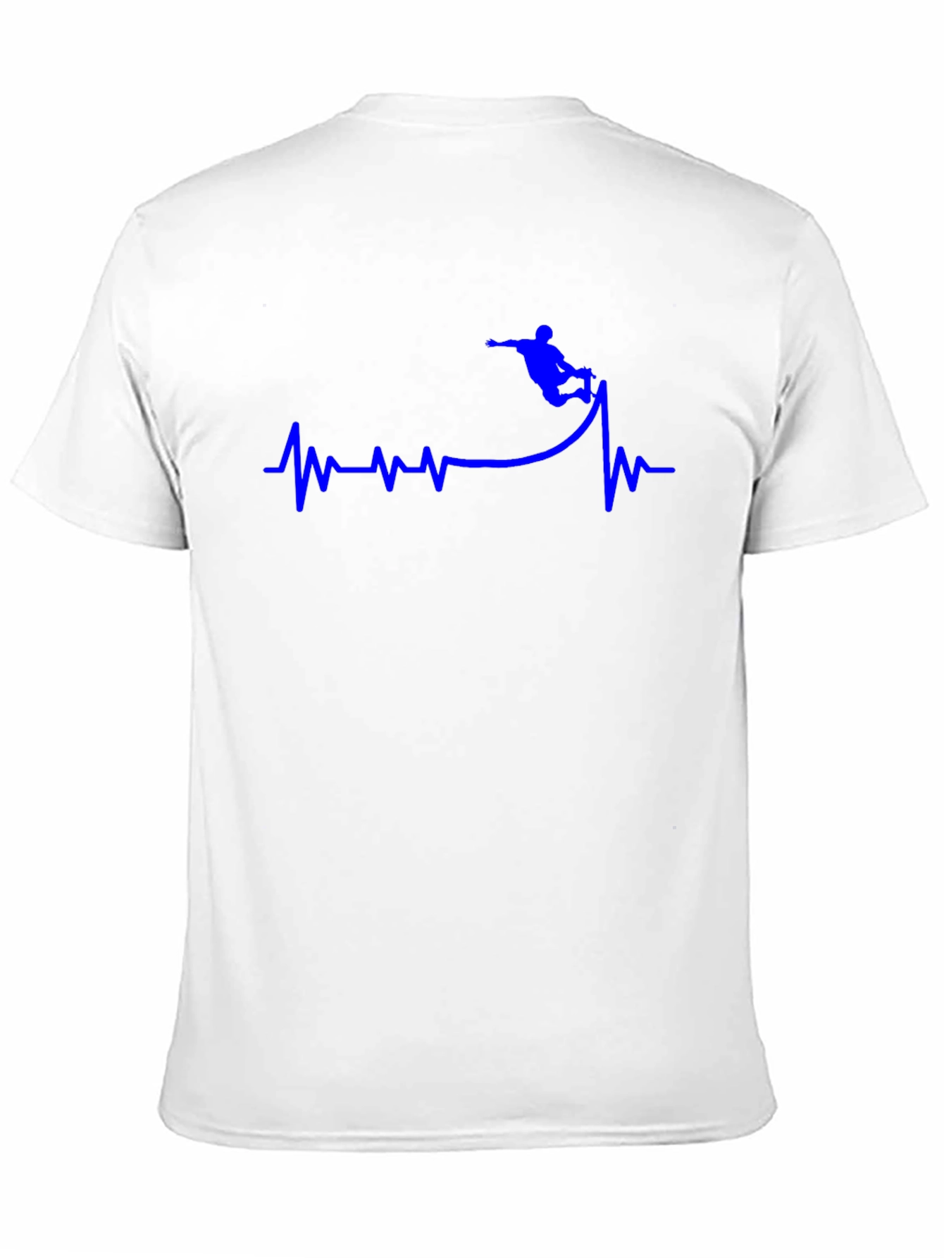 Snowboard Heartbeat T-Shirt - Black Graphic Tee