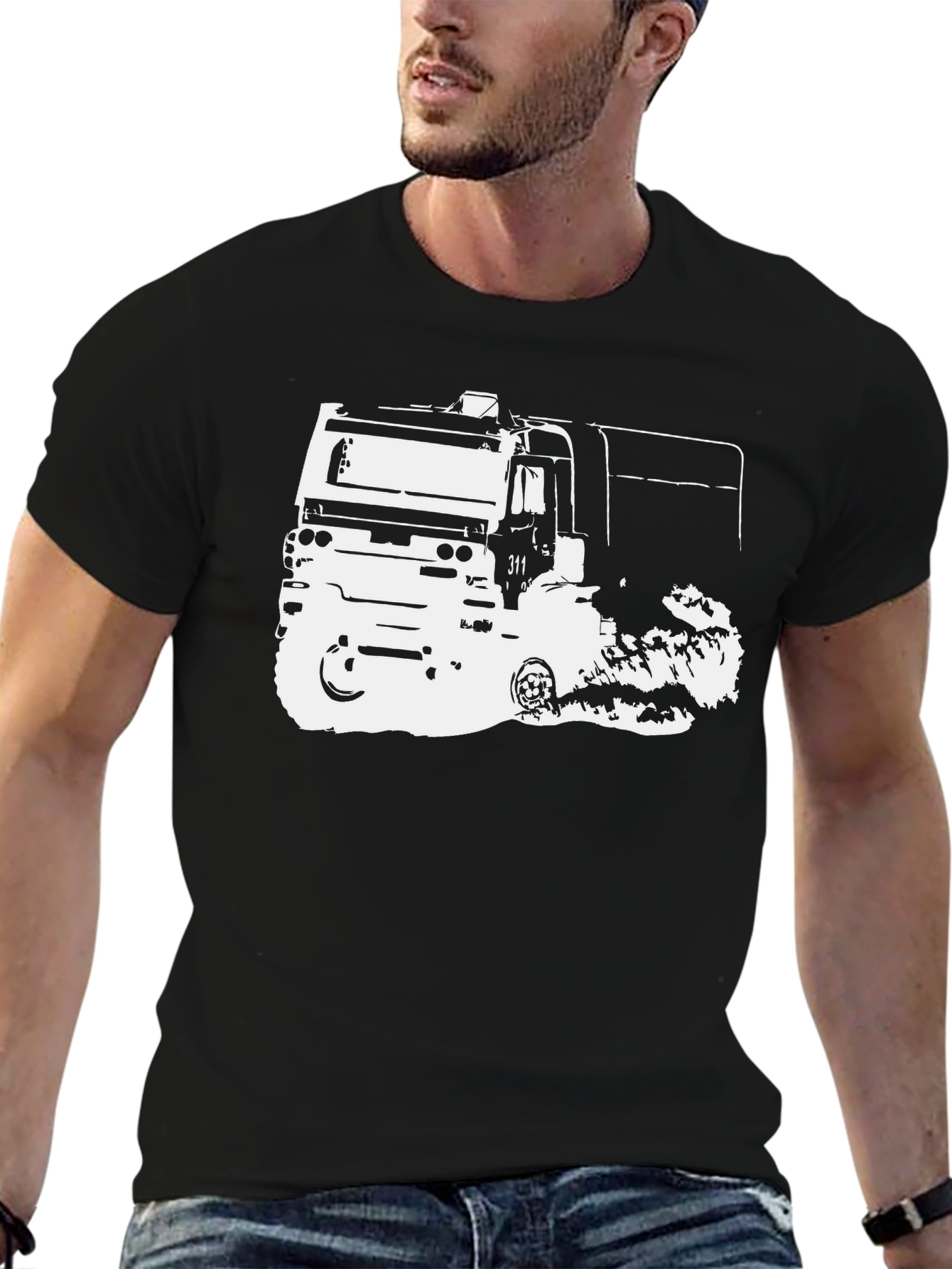 Truck Graphic Tee - Black