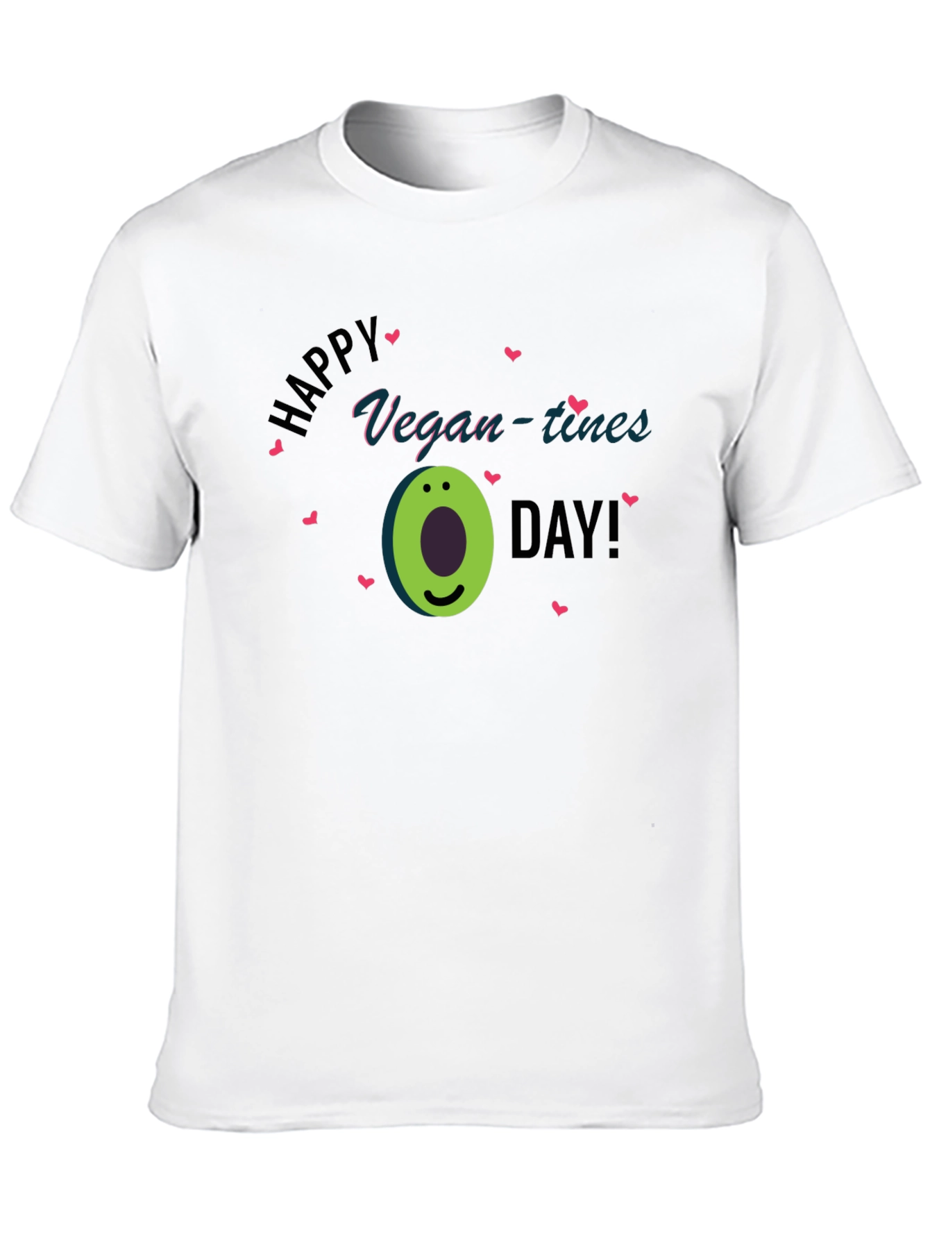 Vegan-tines Day T-Shirt - Avocado Graphic Tee