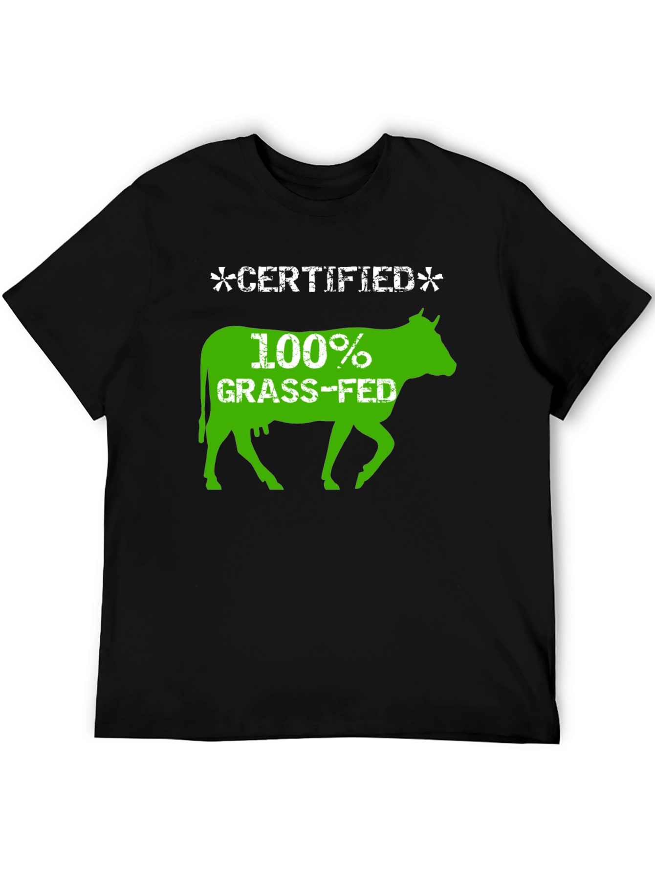 Certified 100% Grass-Fed Beef Graphic T-Shirt