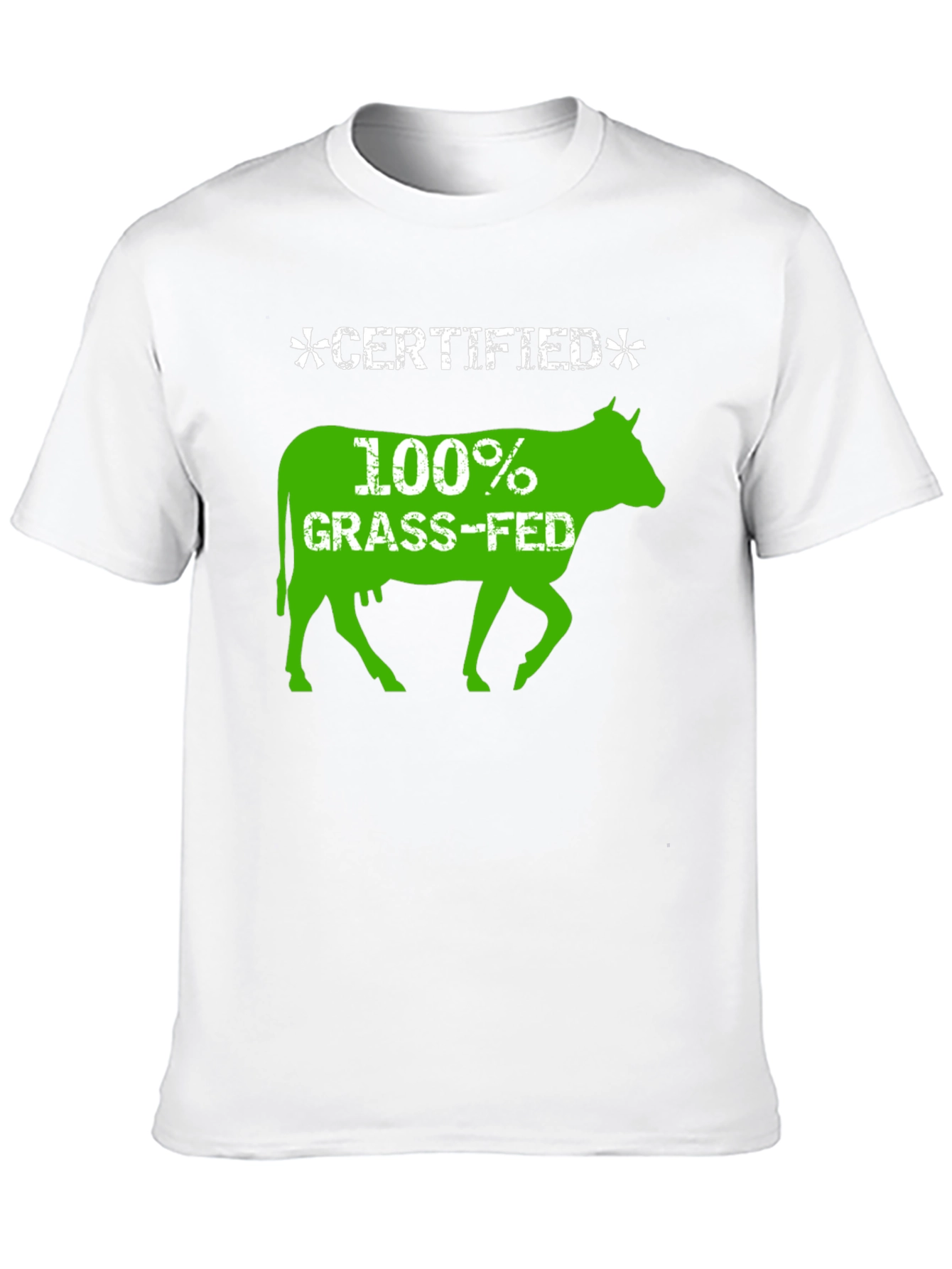 Certified 100% Grass-Fed Beef Graphic T-Shirt