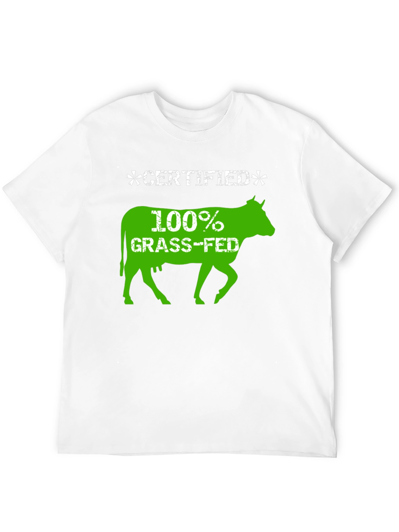 Certified 100% Grass-Fed Beef Graphic T-Shirt