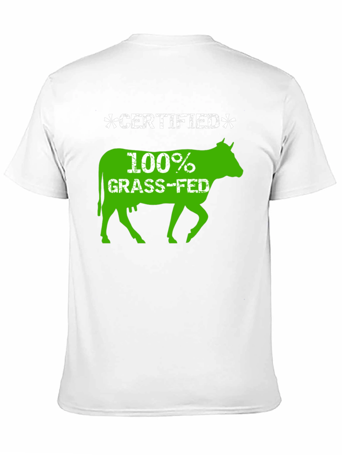 Certified 100% Grass-Fed Beef Graphic T-Shirt