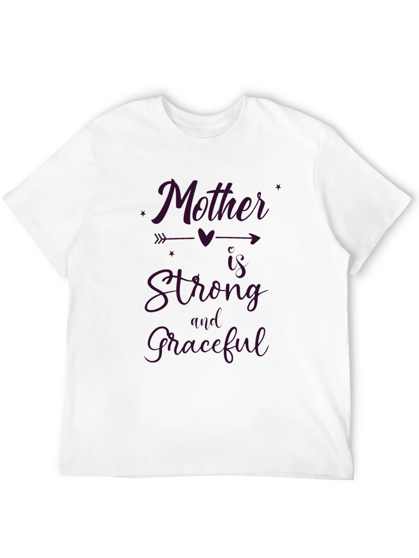 Mother is Strong and Graceful T-Shirt - Black