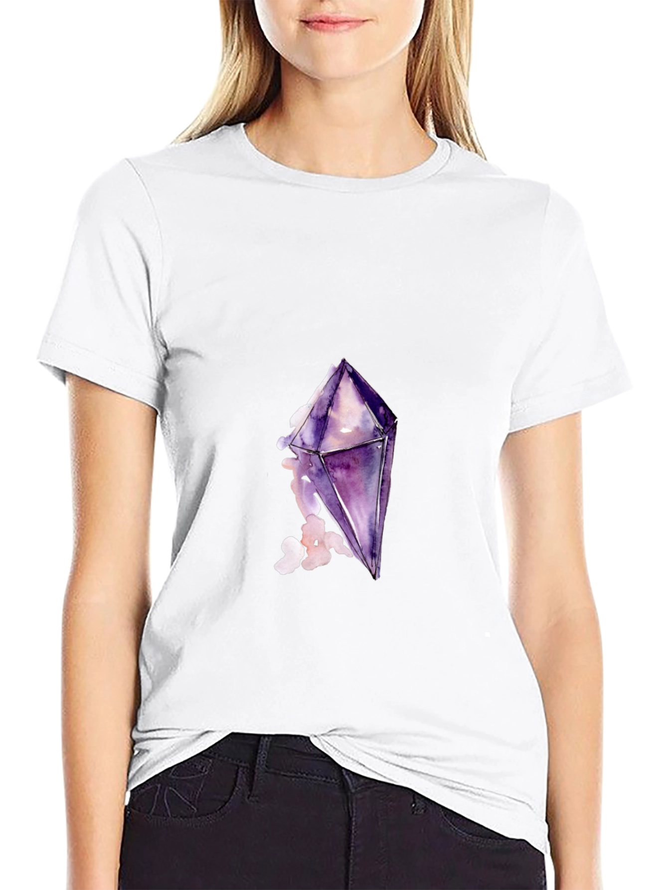 Crystal Graphic Black T-Shirt