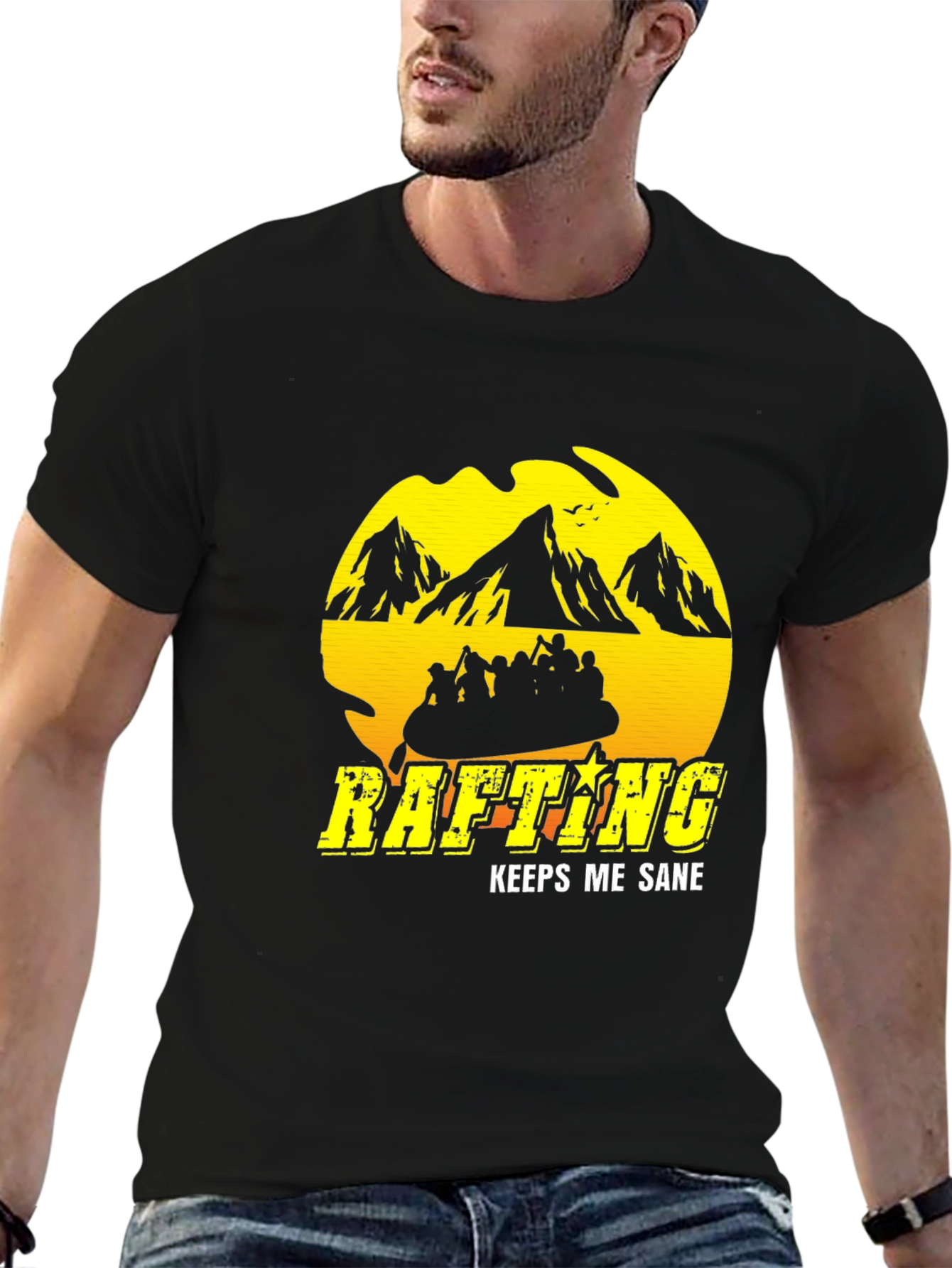 Rafting Keeps Me Sane Graphic Tee